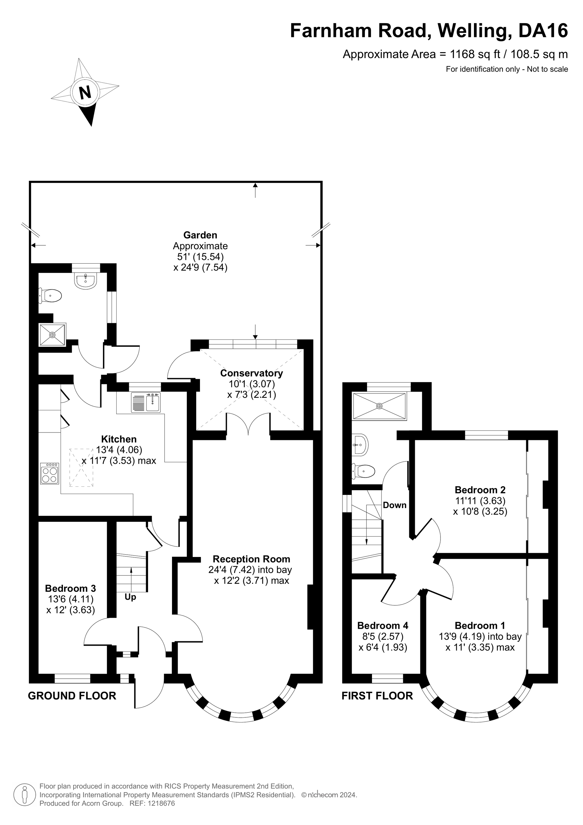 44, Farnham Road, Welling floorplan