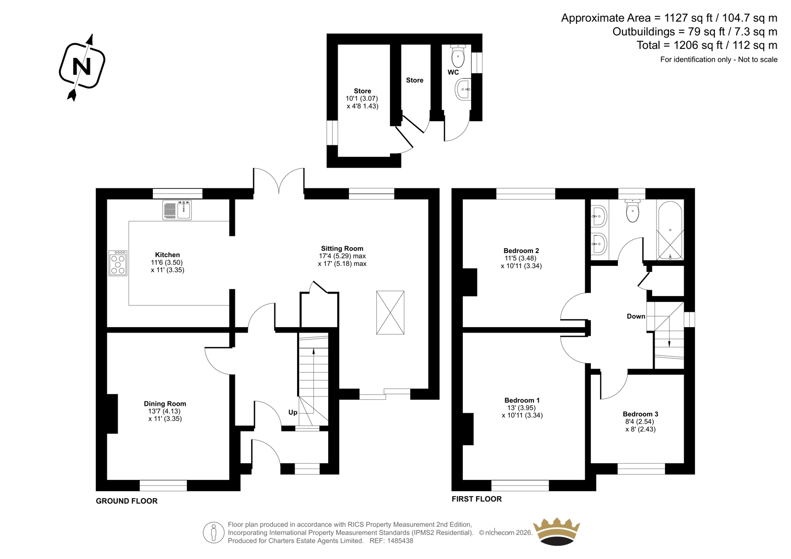126, Mill Lane, Brighton floorplan