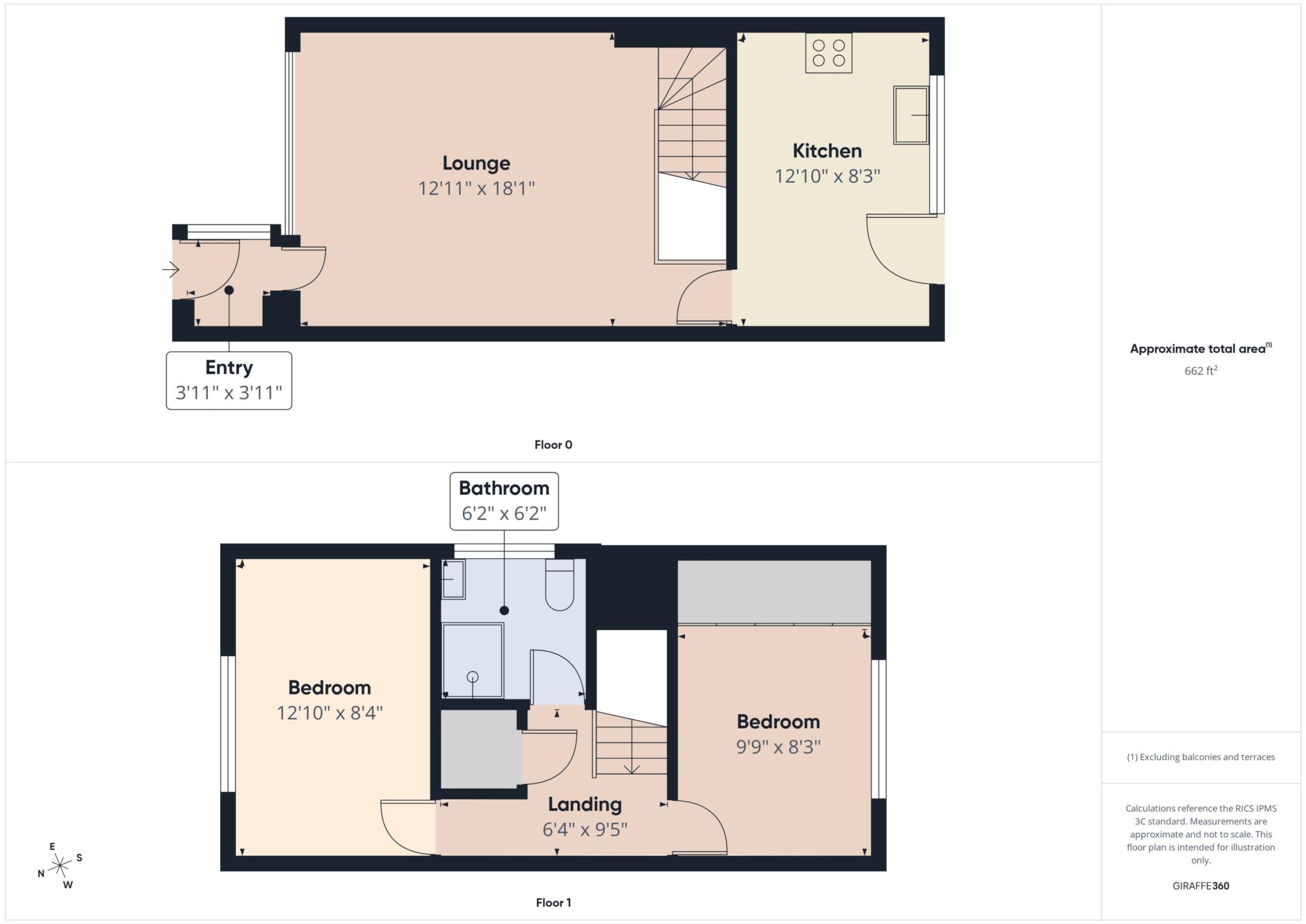 13, Murray Terrace, Motherwell floorplan