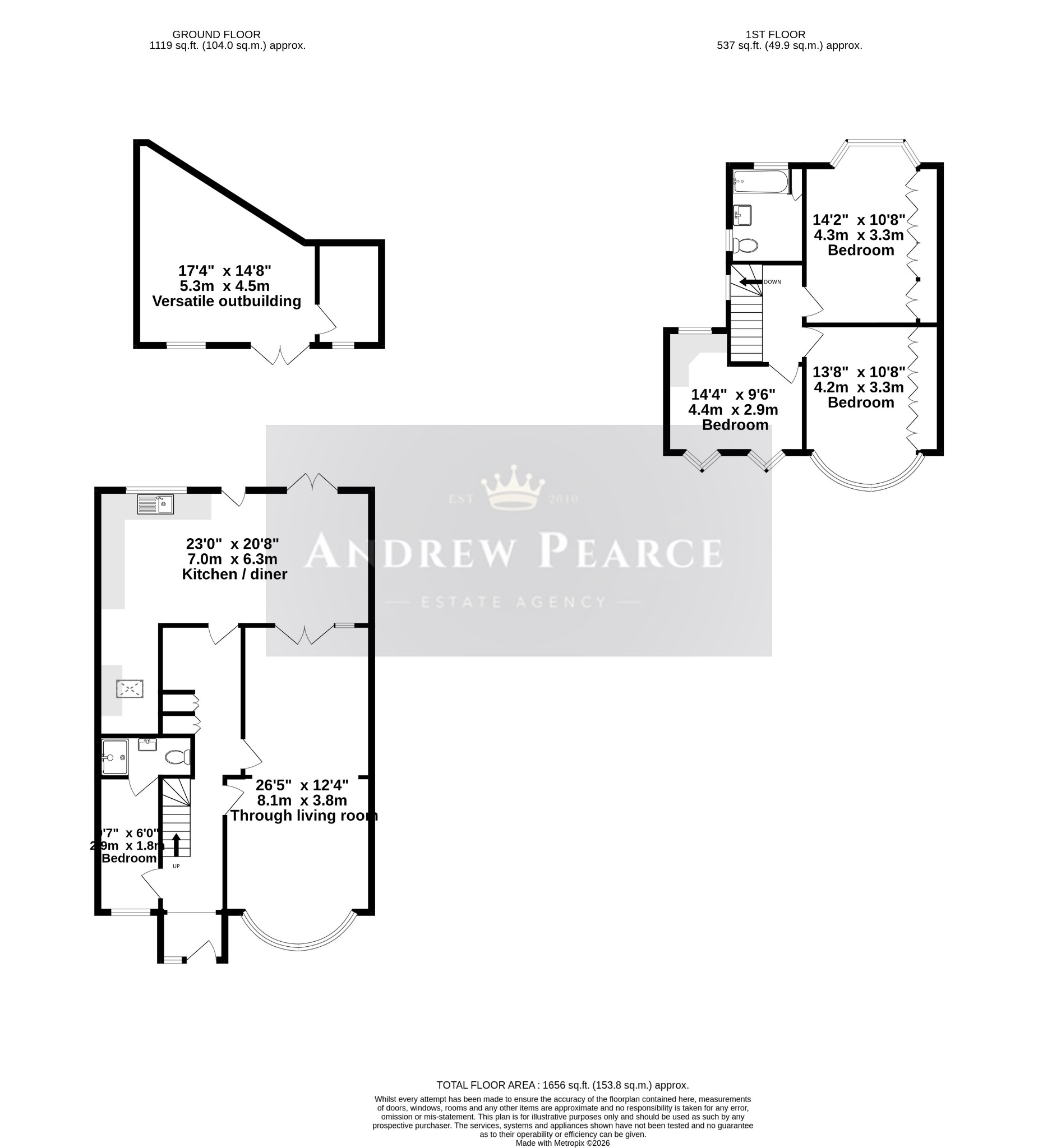 76, Worple Way, Harrow floorplan
