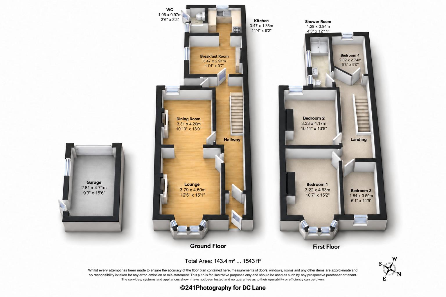 63, Hillside Avenue, Plymouth floorplan