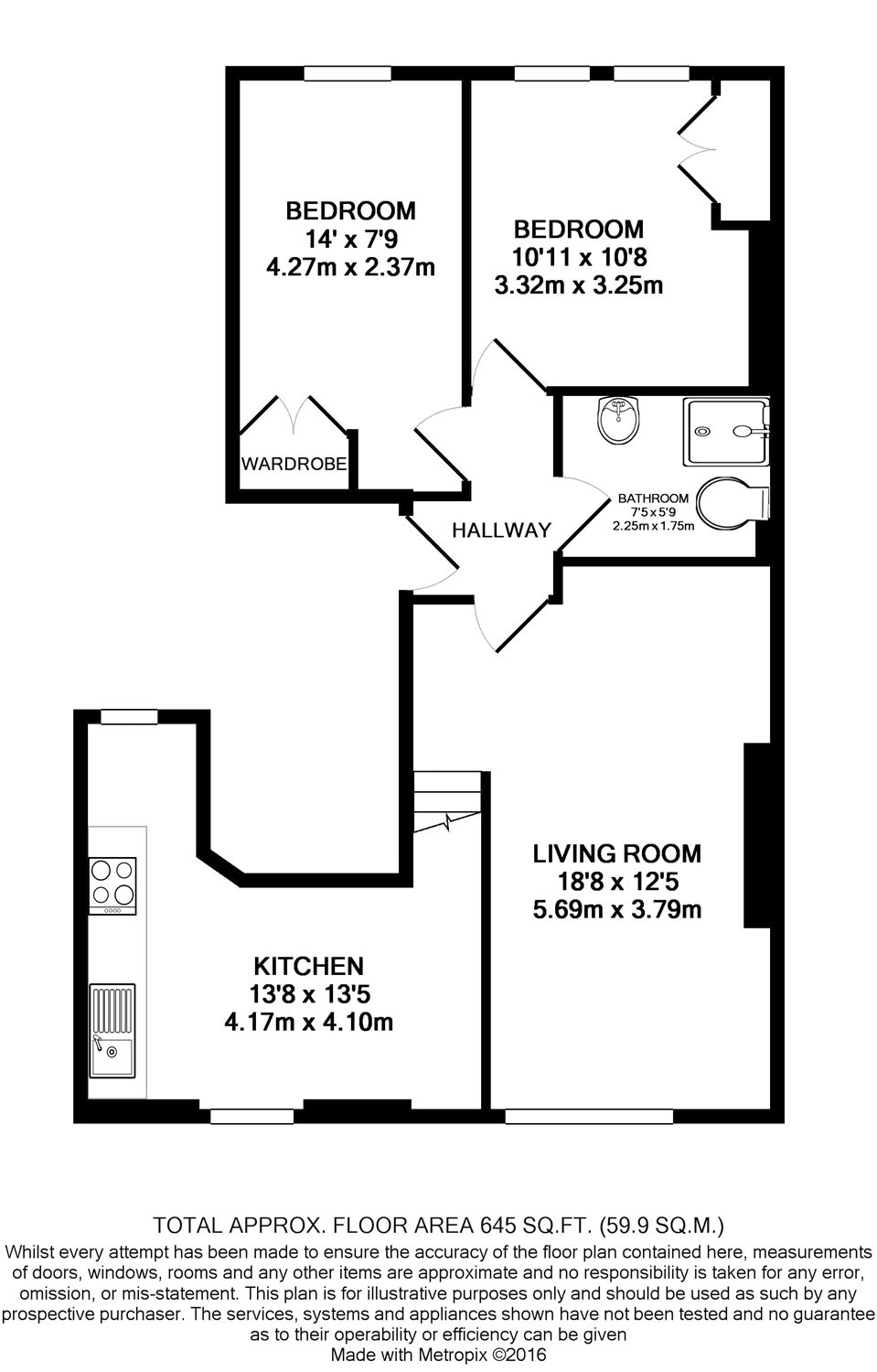 2 Bedrooms Flat to rent in Broadhurst Gardens, South Hampstead NW6