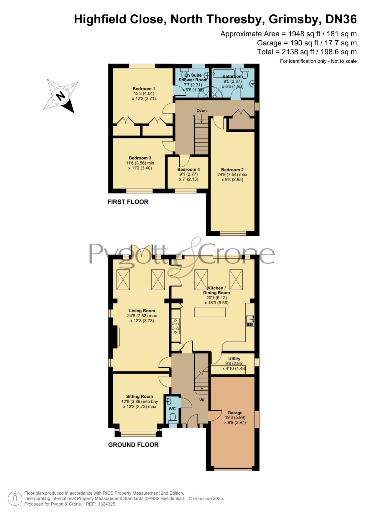 11, Highfield Close, Grimsby floorplan