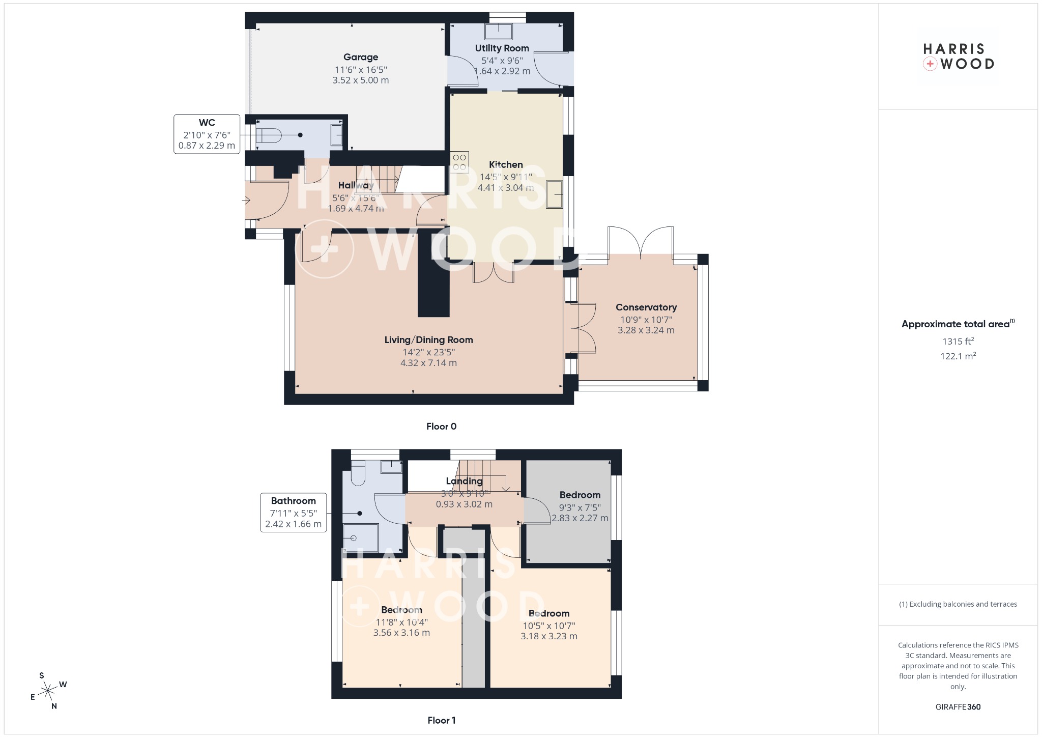 5 Mill Close, Capel St. Mary, Suffolk floorplan