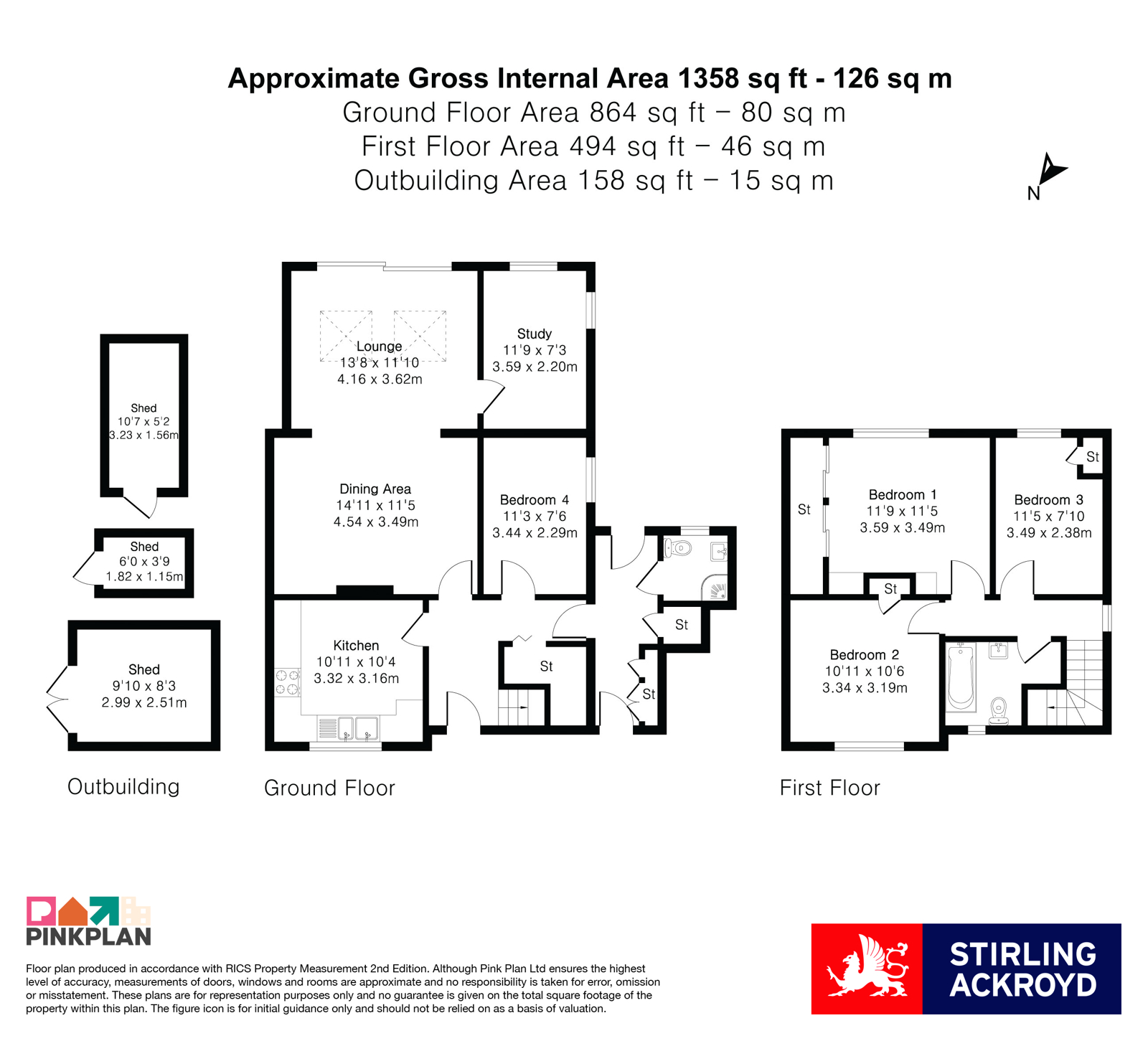6, Broomfield Road, Addlestone floorplan