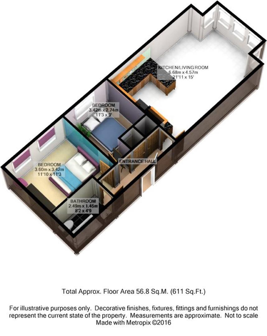 Newland Gardens, Hertford SG13, 2 bedroom flat for sale 61652360