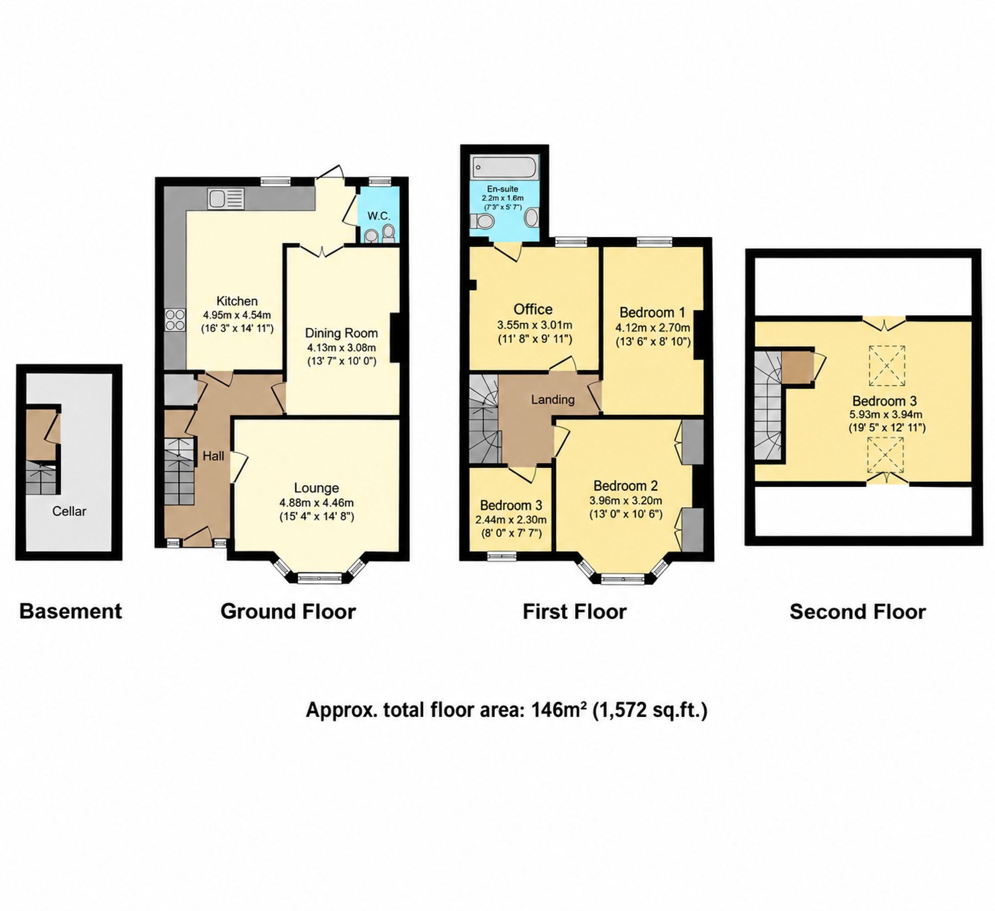 54 Grove Green Road, London floorplan