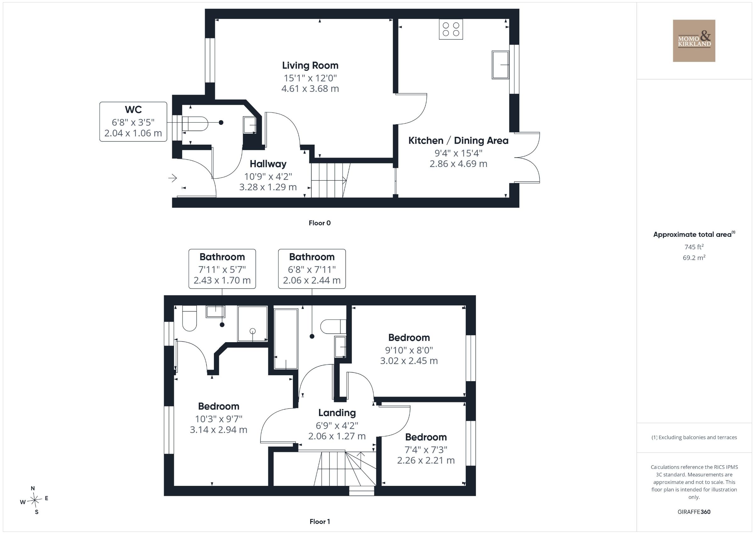 48 Lotus Crescent, Motherwell floorplan