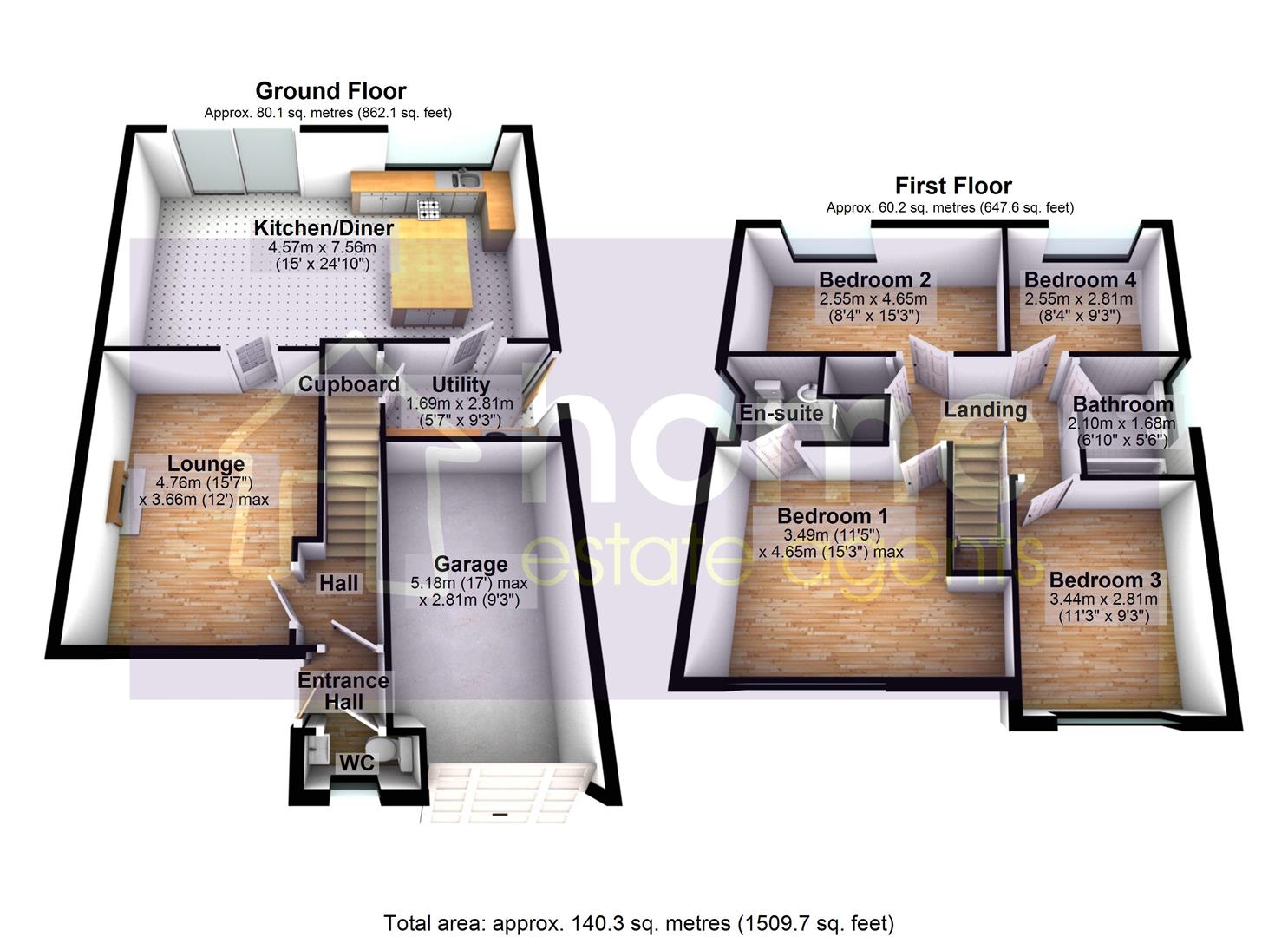 11, Gorsey Way, Ashton-Under-Lyne floorplan