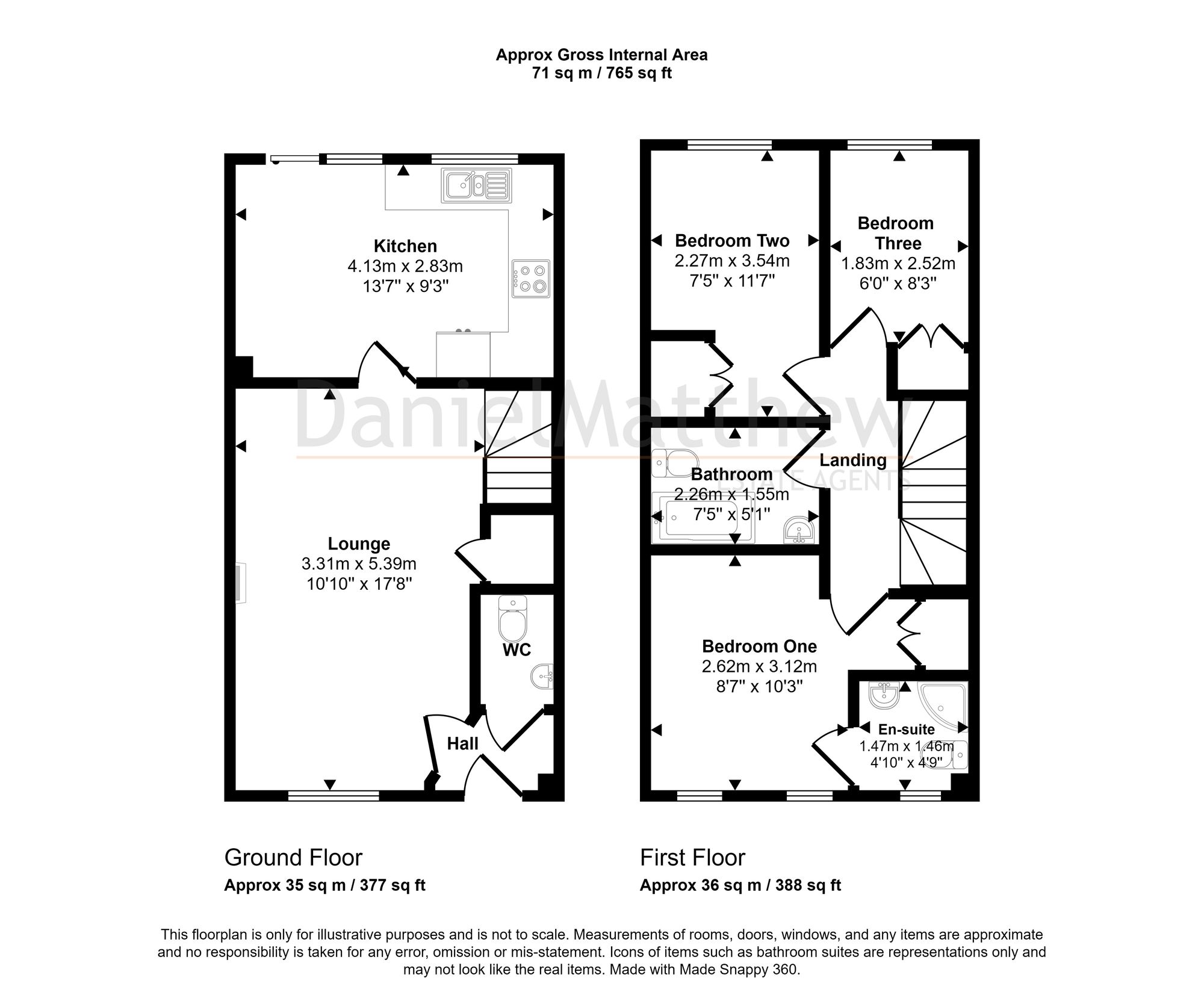 32 Lowland Close, Bridgend floorplan