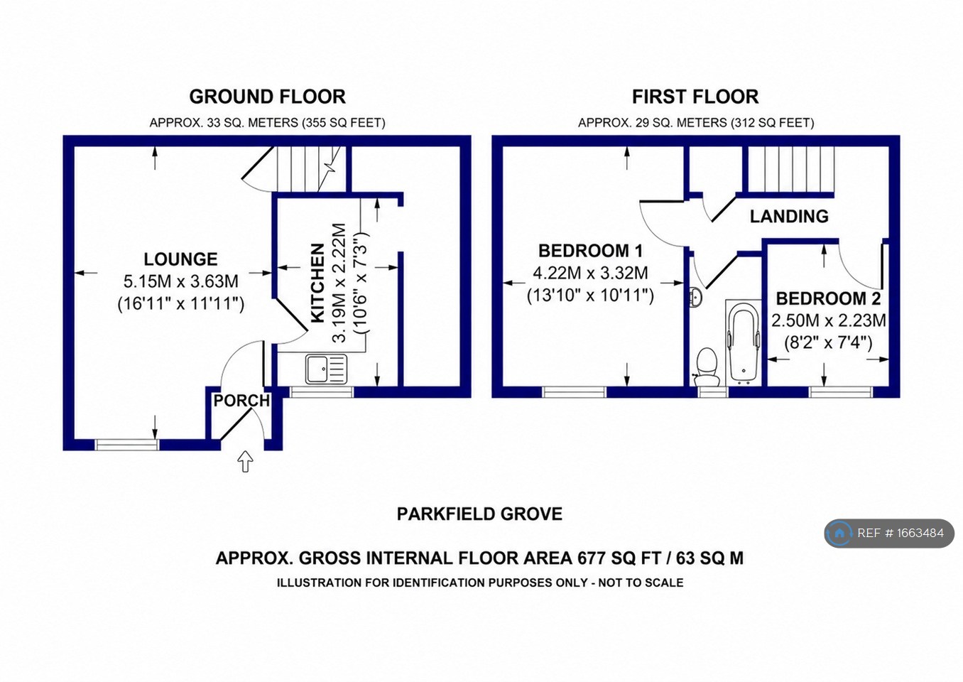 Parkfield Grove, Leeds floorplan