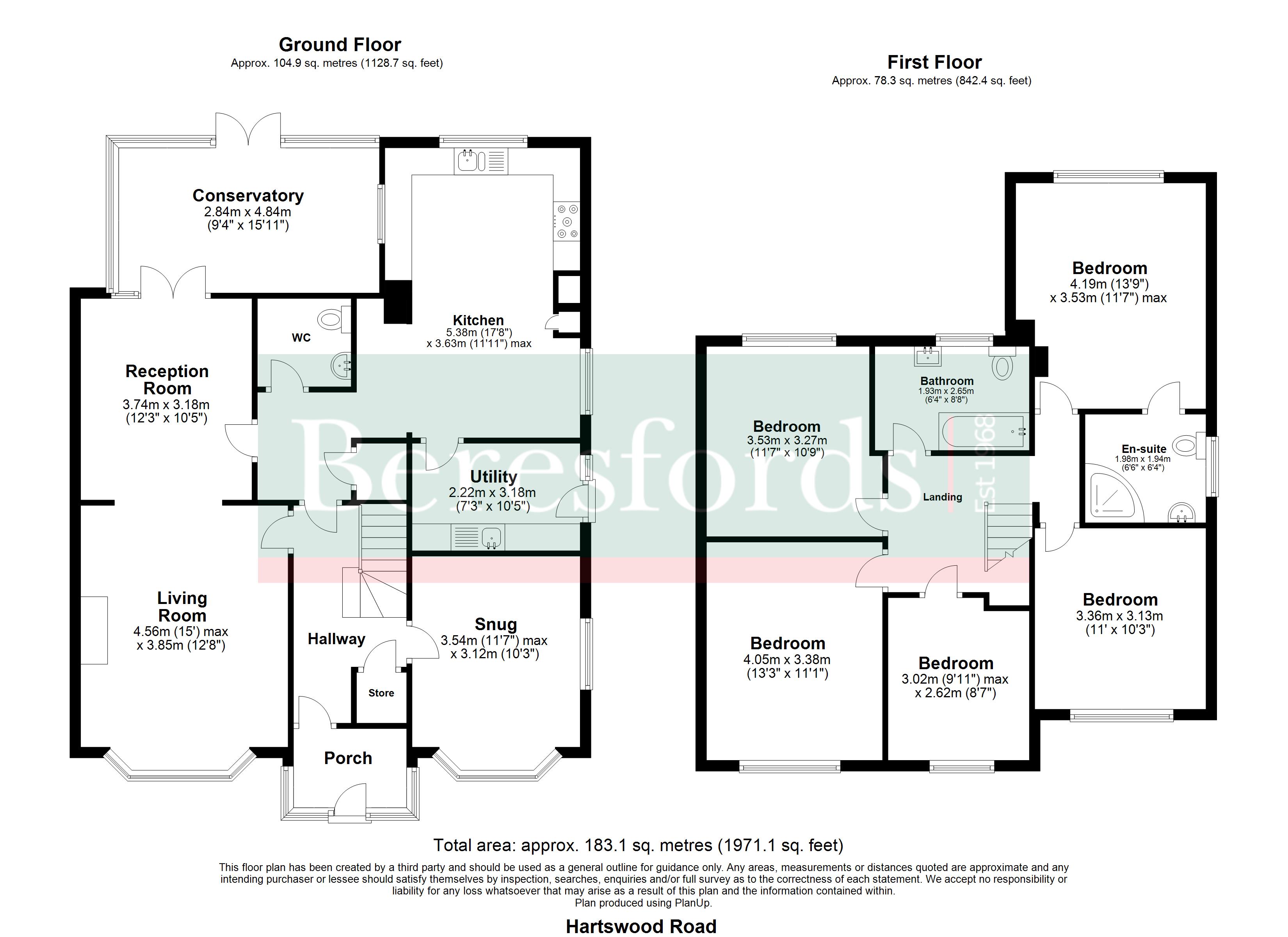 97, Hartswood Road, Brentwood floorplan