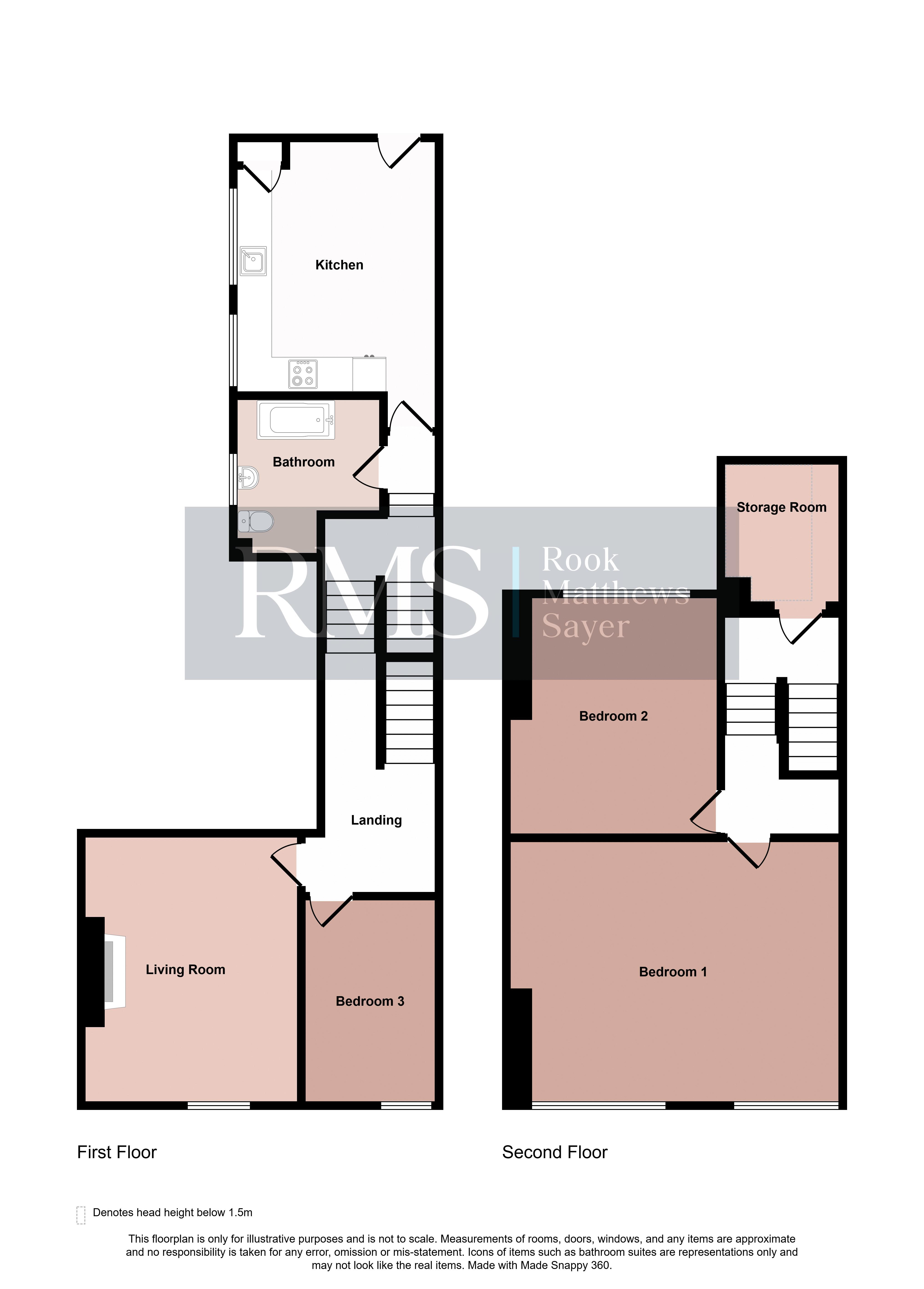 5a, Helena Avenue, Whitley Bay floorplan