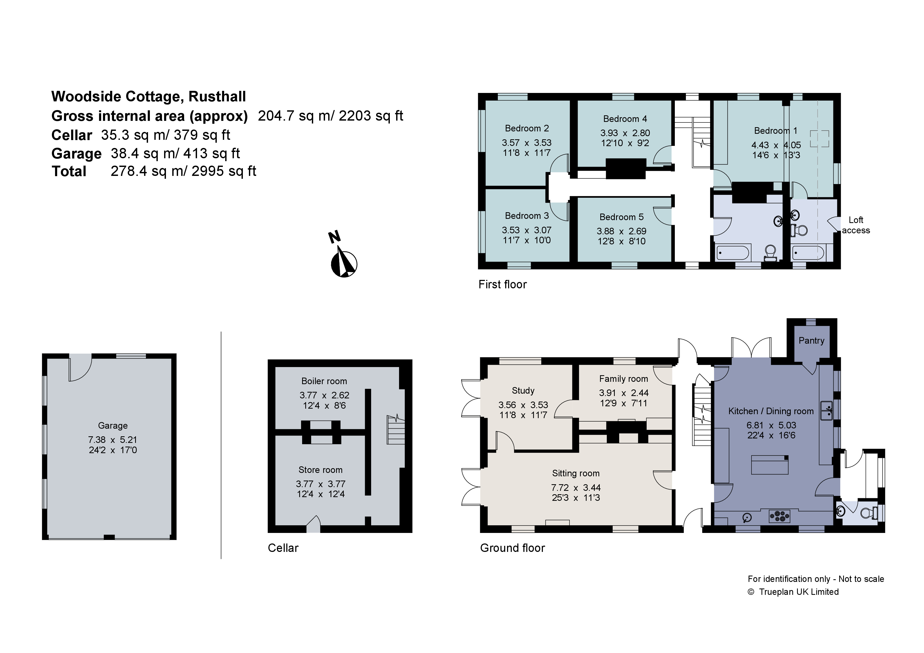 Woodside Cottage,, Nellington Road, Tunbridge Wells floorplan