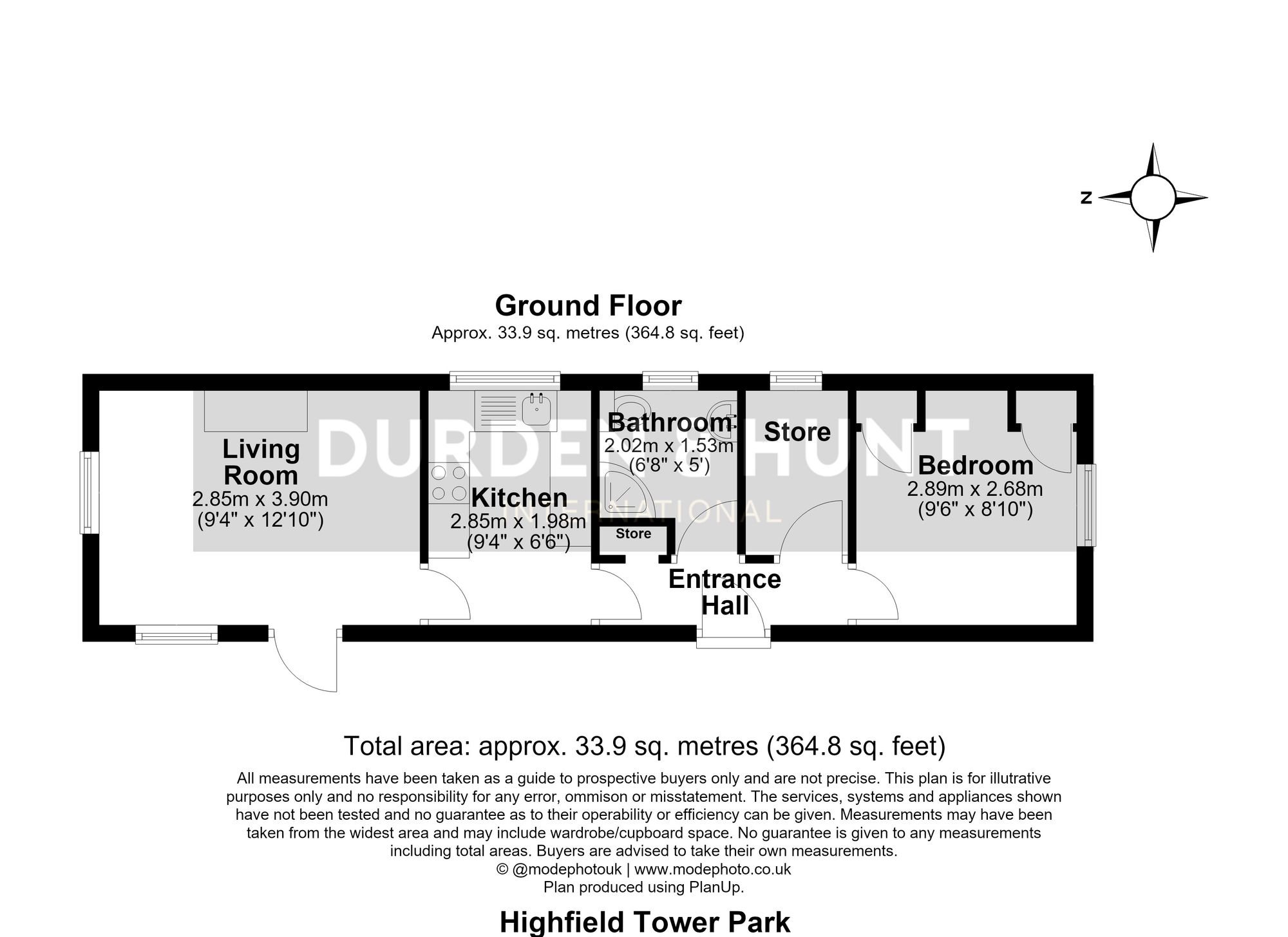 17 Highfield Tower Park, Hullbridge floorplan