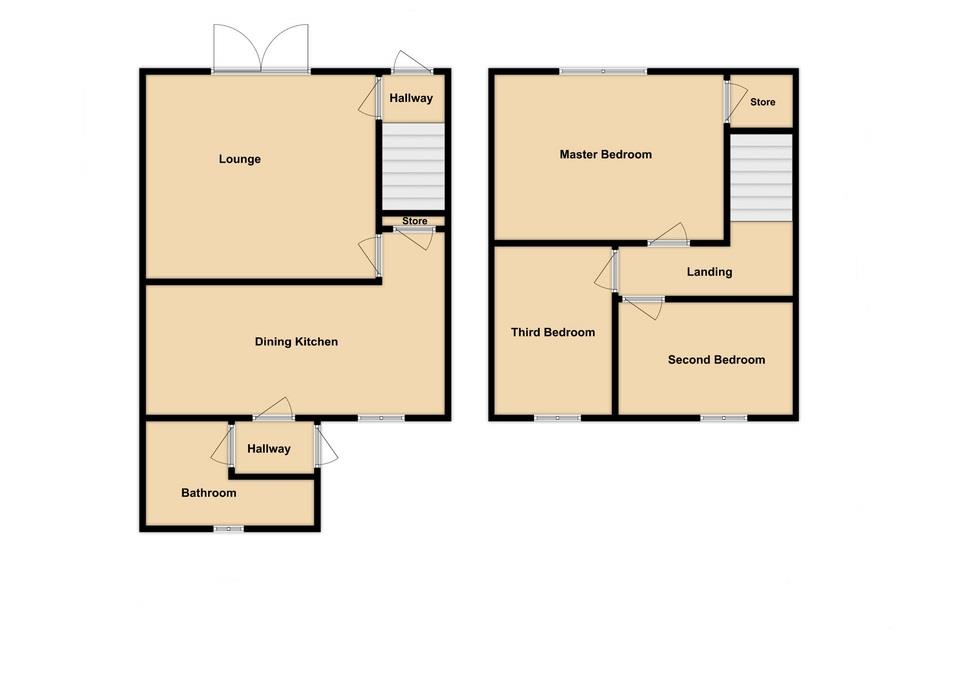 30, Wordsworth Road, Easington Colliery floorplan