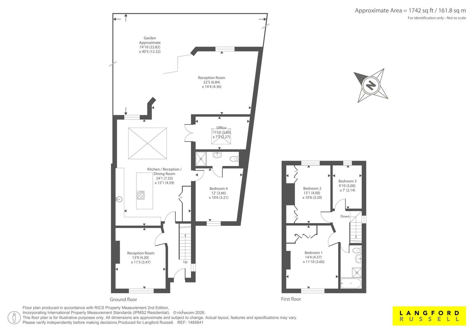 57, Rowan Walk, Bromley floorplan