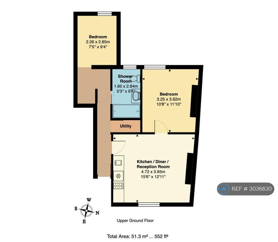 B Palmerston Road, London floorplan