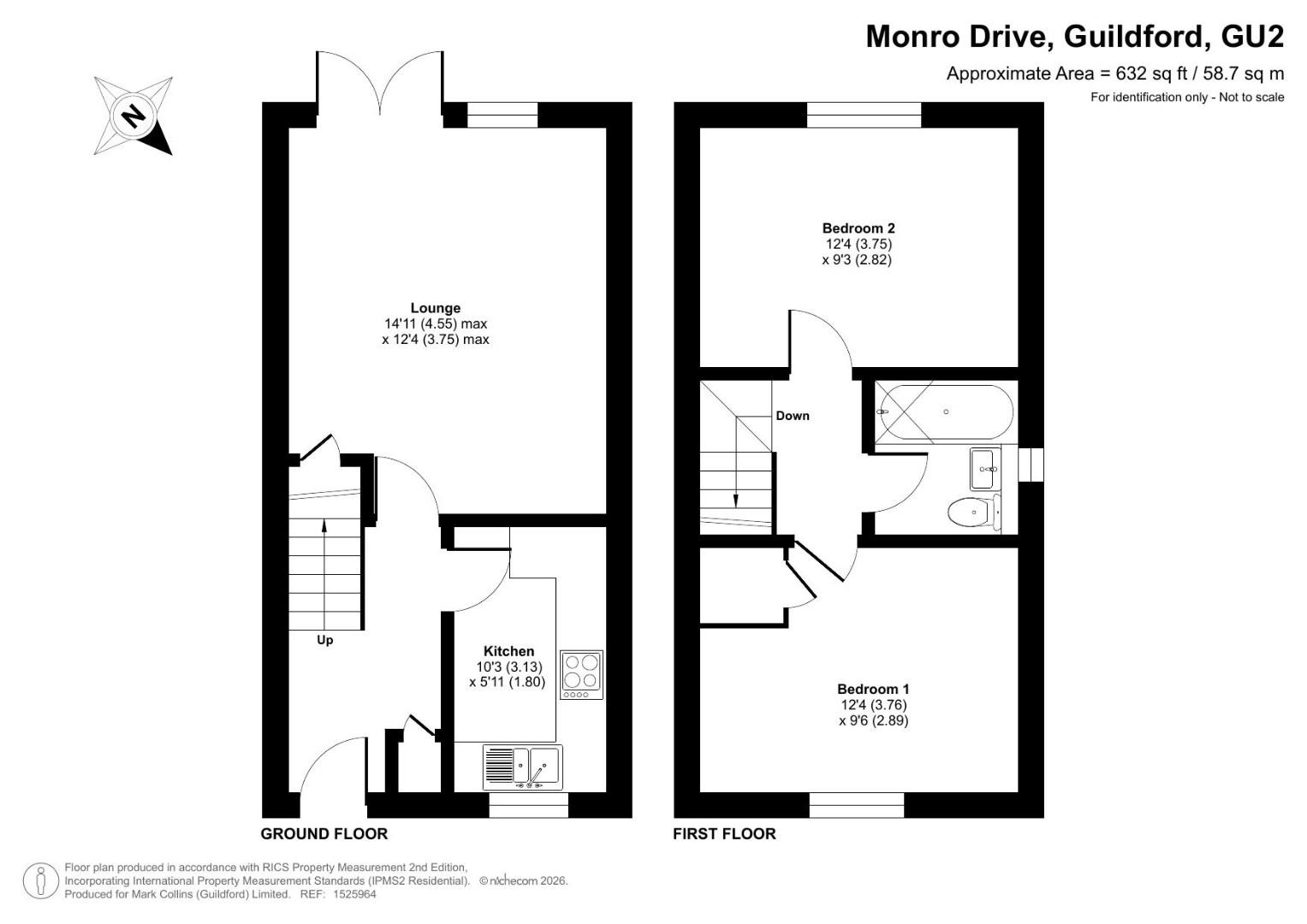 38, Monro Drive, Guildford floorplan