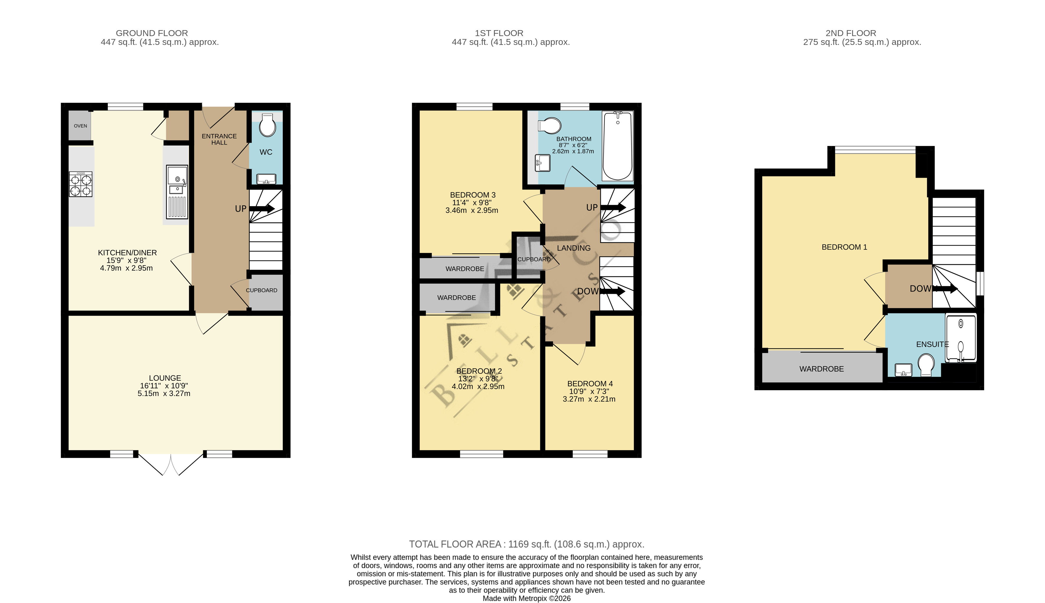 8, Bluebell Close, Sheffield floorplan