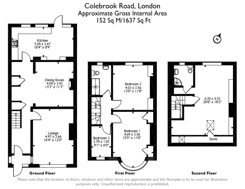 Colebrook Road, London floorplan