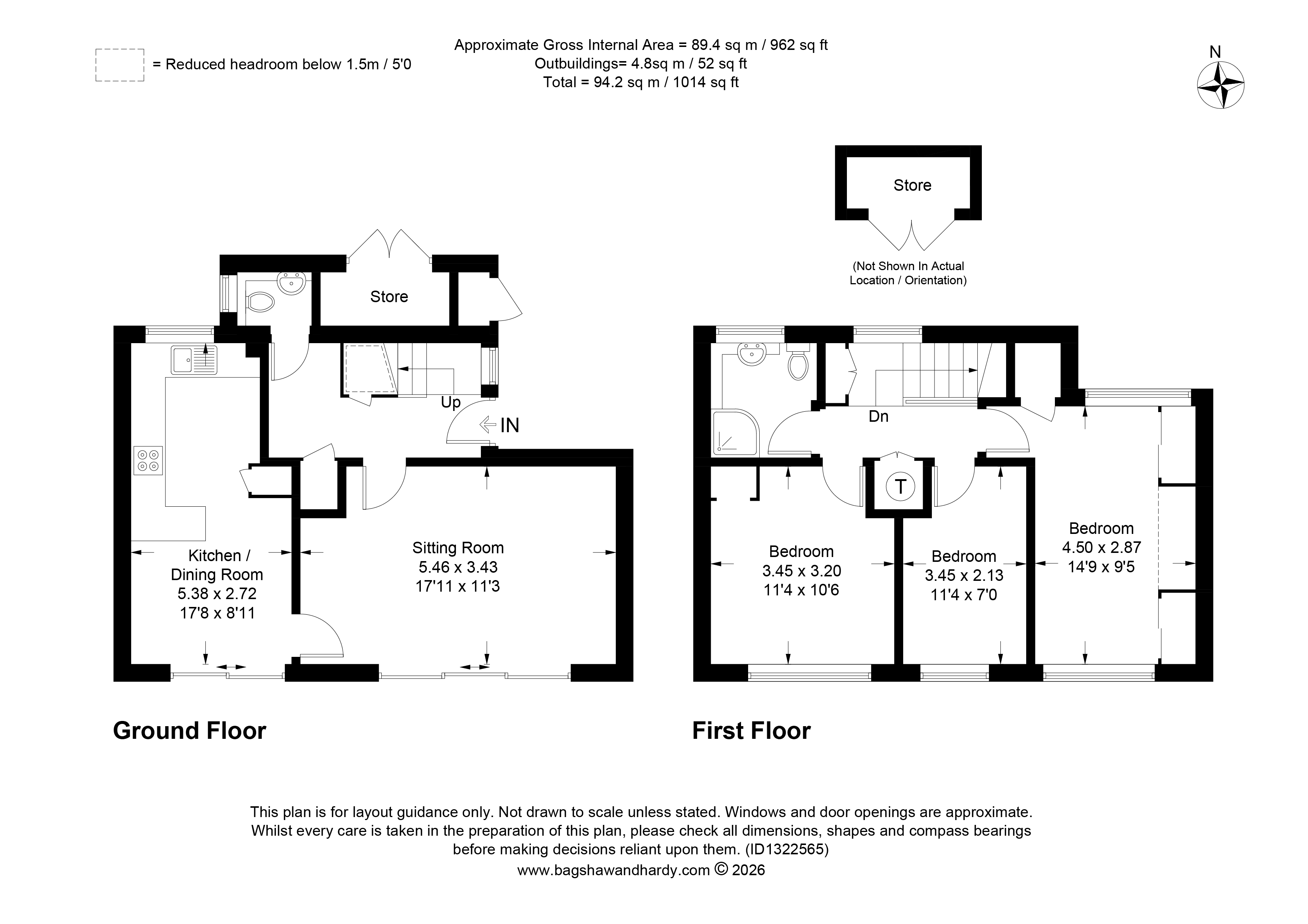 11, Plover Close, Kent floorplan