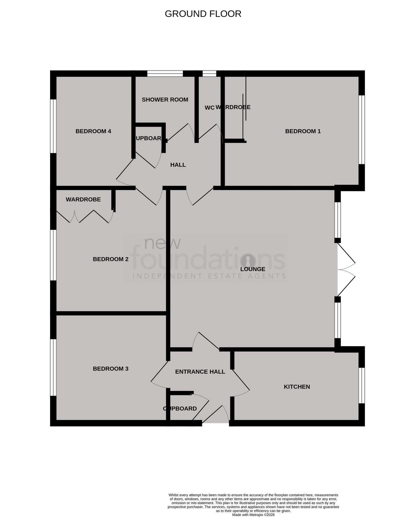 3 Cumberland Court, Upper Sea Road, Bexhill-on-Sea floorplan