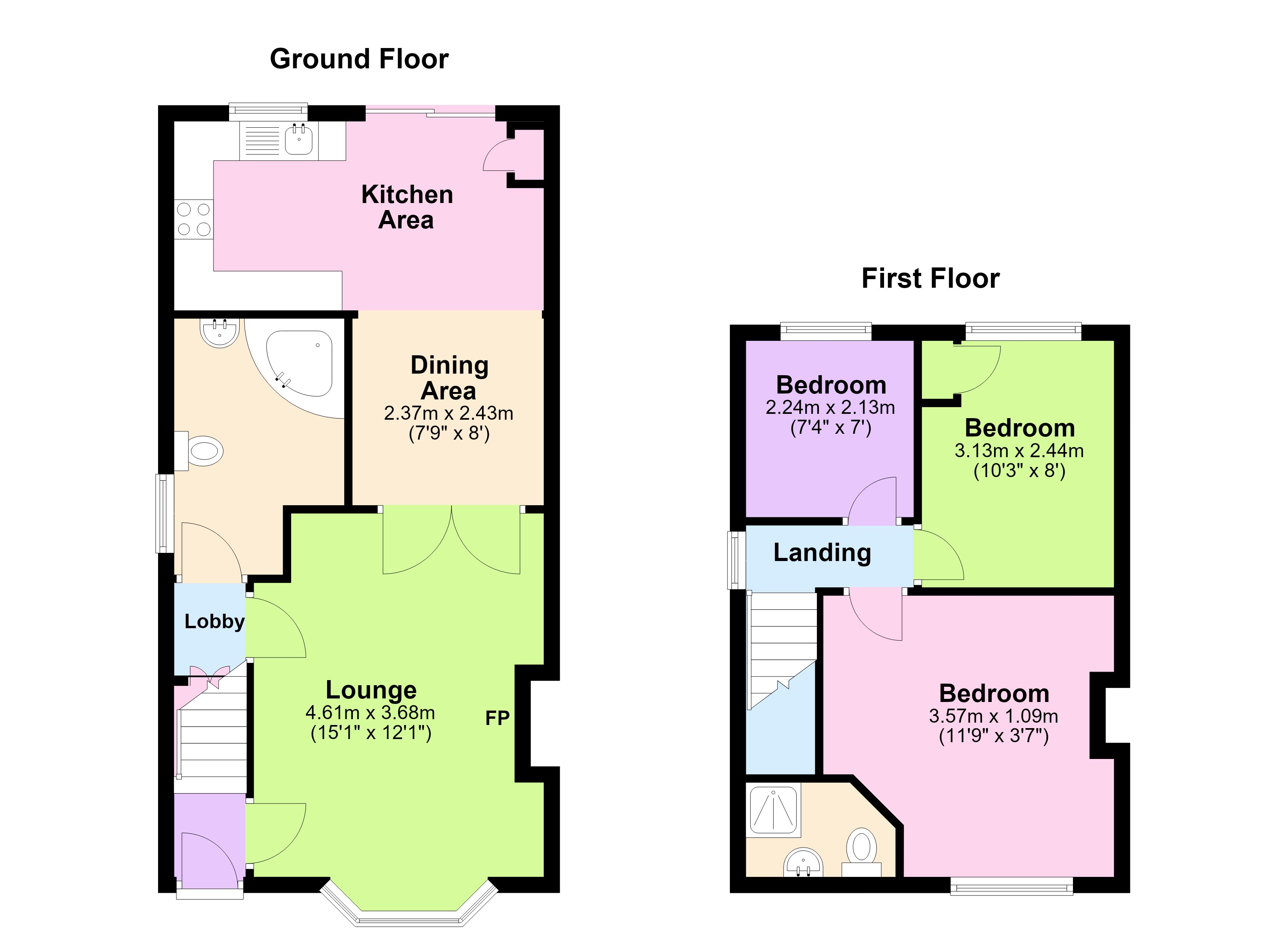 Doncaster Avenue, Nottingham floorplan