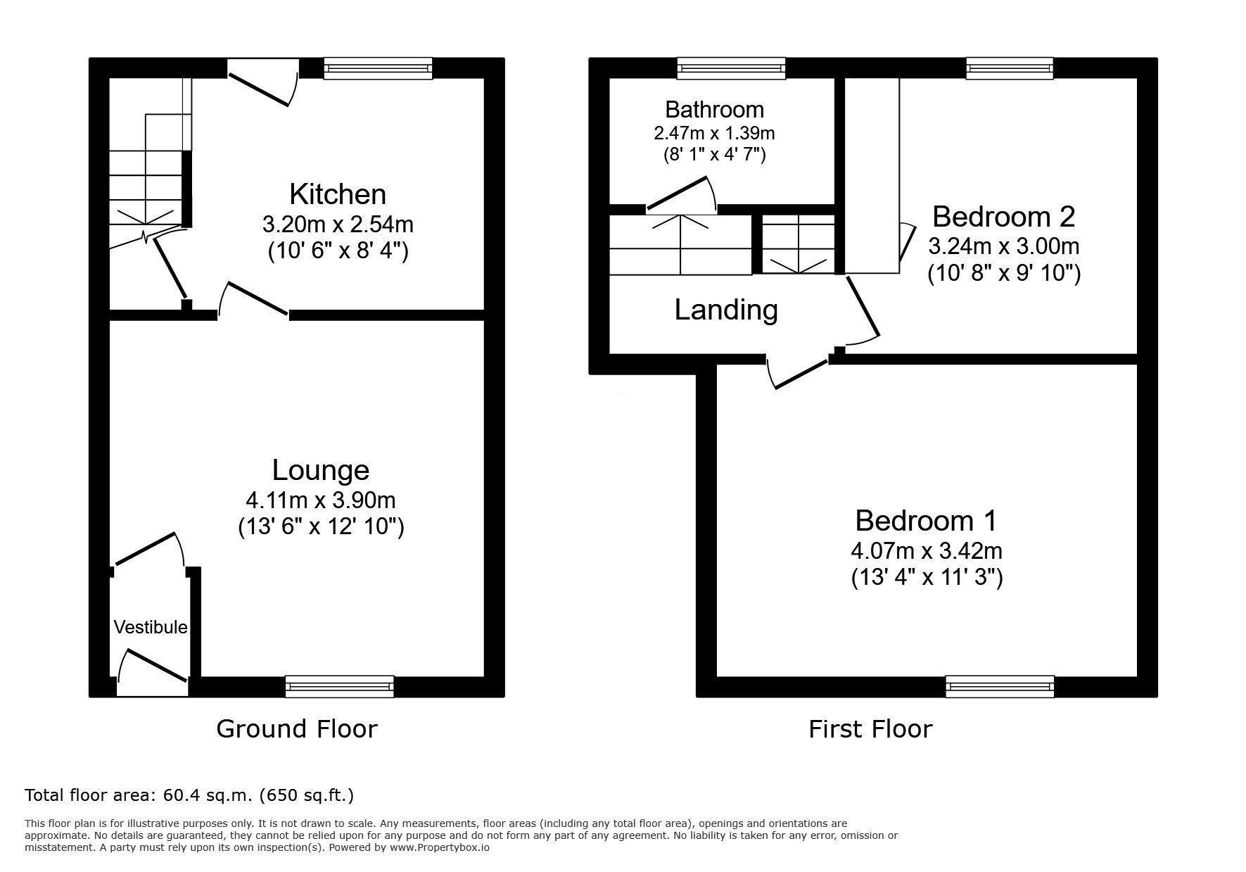 186 St. Georges Road, Preston floorplan