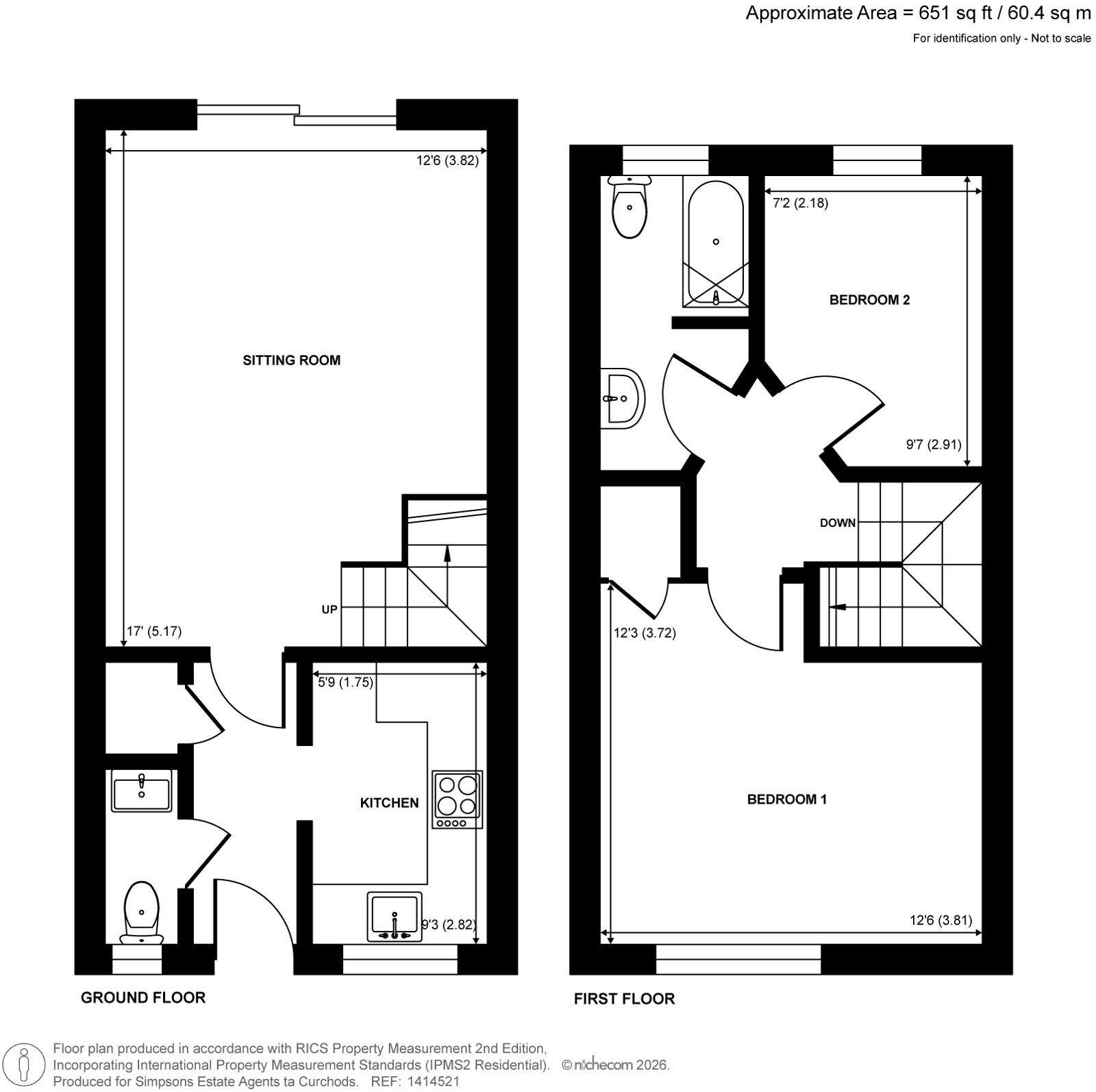 11, Warwick Deeping, Ottershaw floorplan