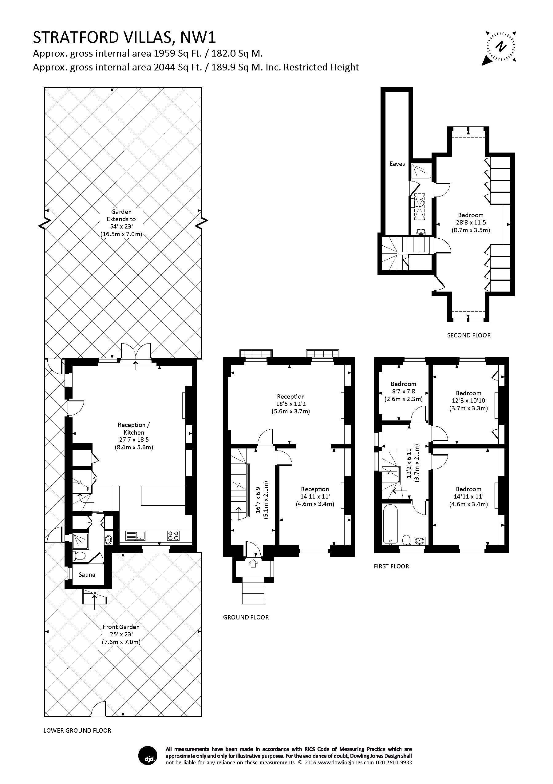 4 Bedrooms  to rent in Stratford Villas, Camden NW1