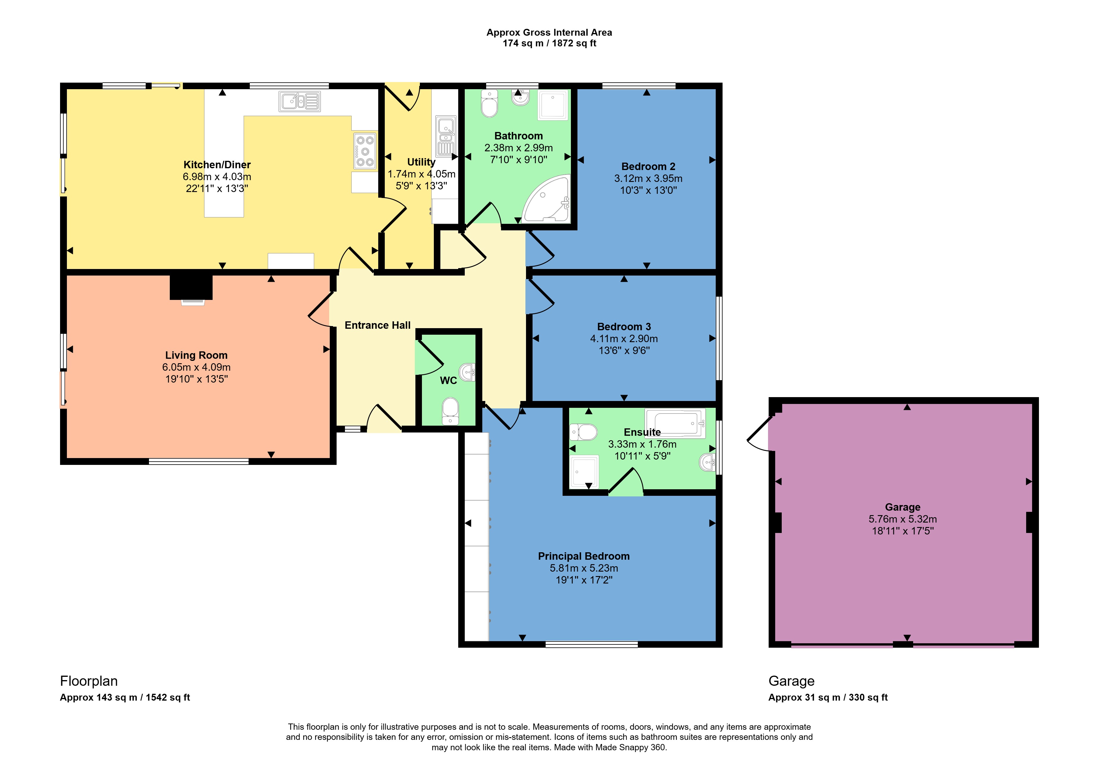 5, Trehaze-Na-Close, Camelford floorplan
