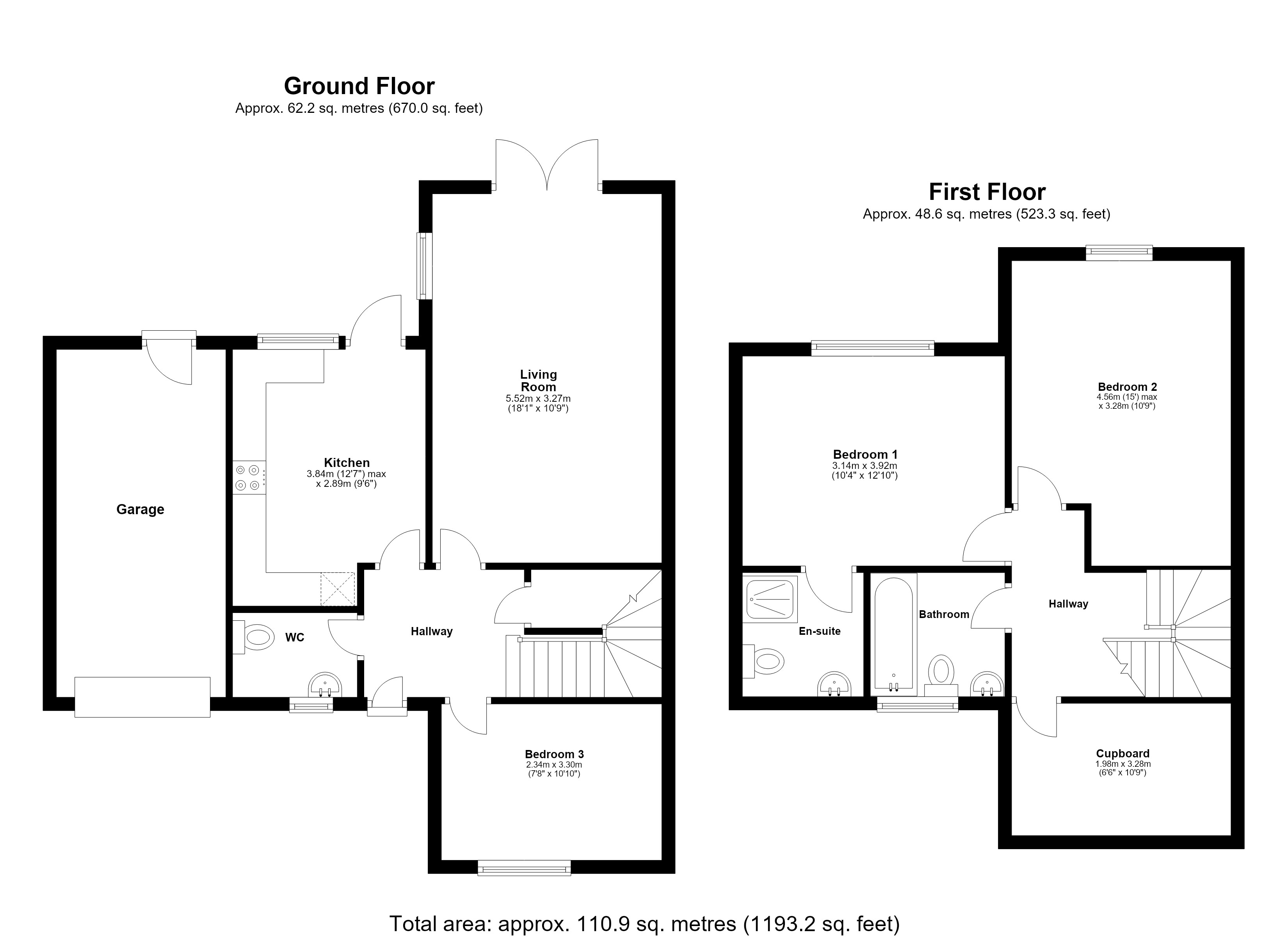 8, Bernay Gardens, Milton Keynes floorplan