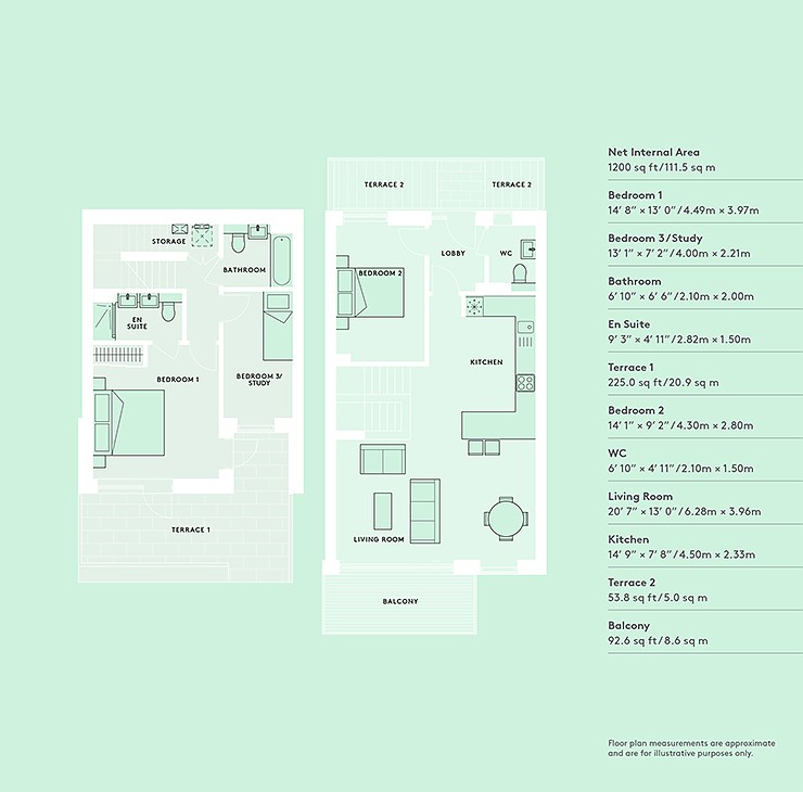48, Flat 2, Reminder Lane, London floorplan
