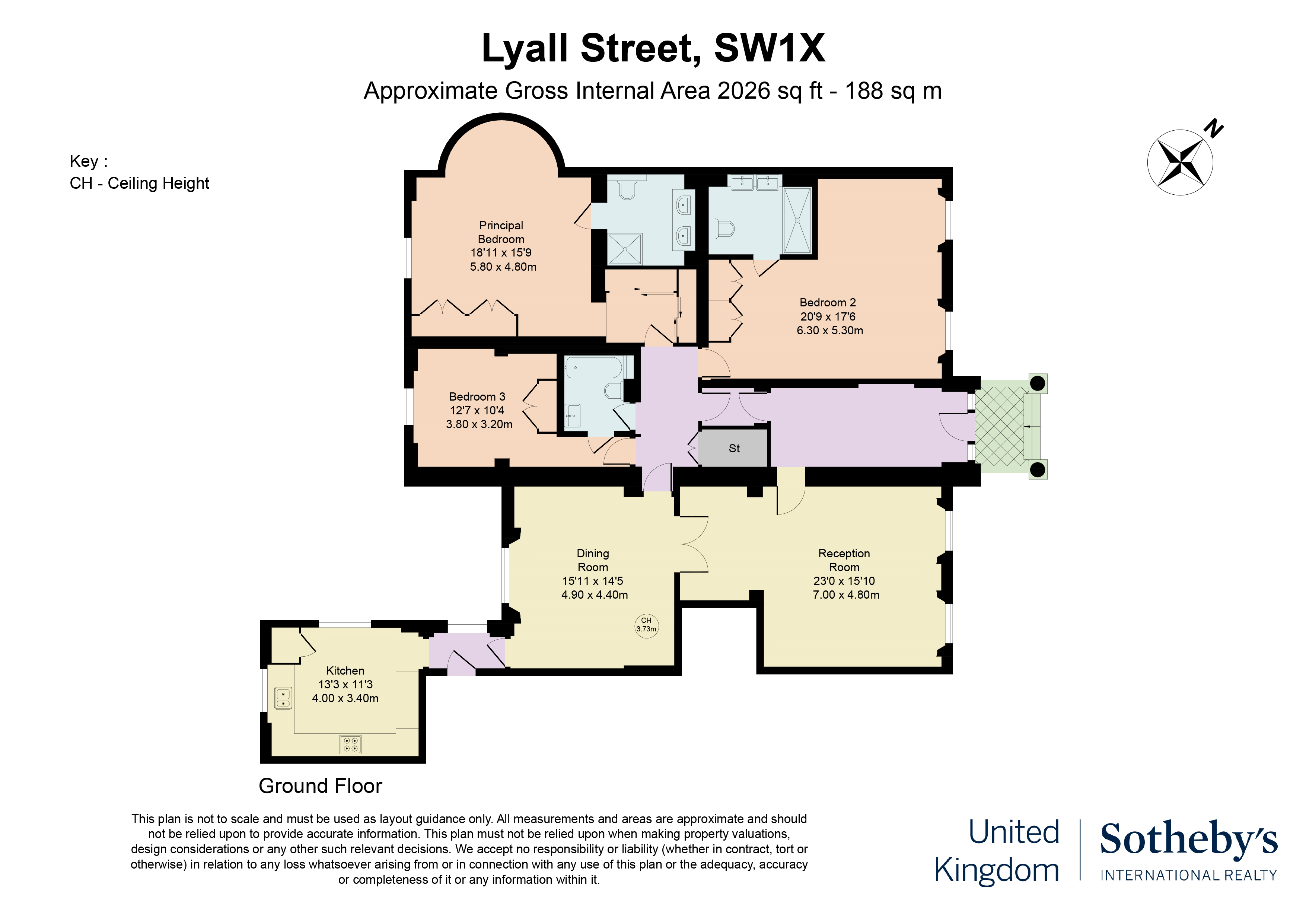 Lyall, Lyall Street, London floorplan