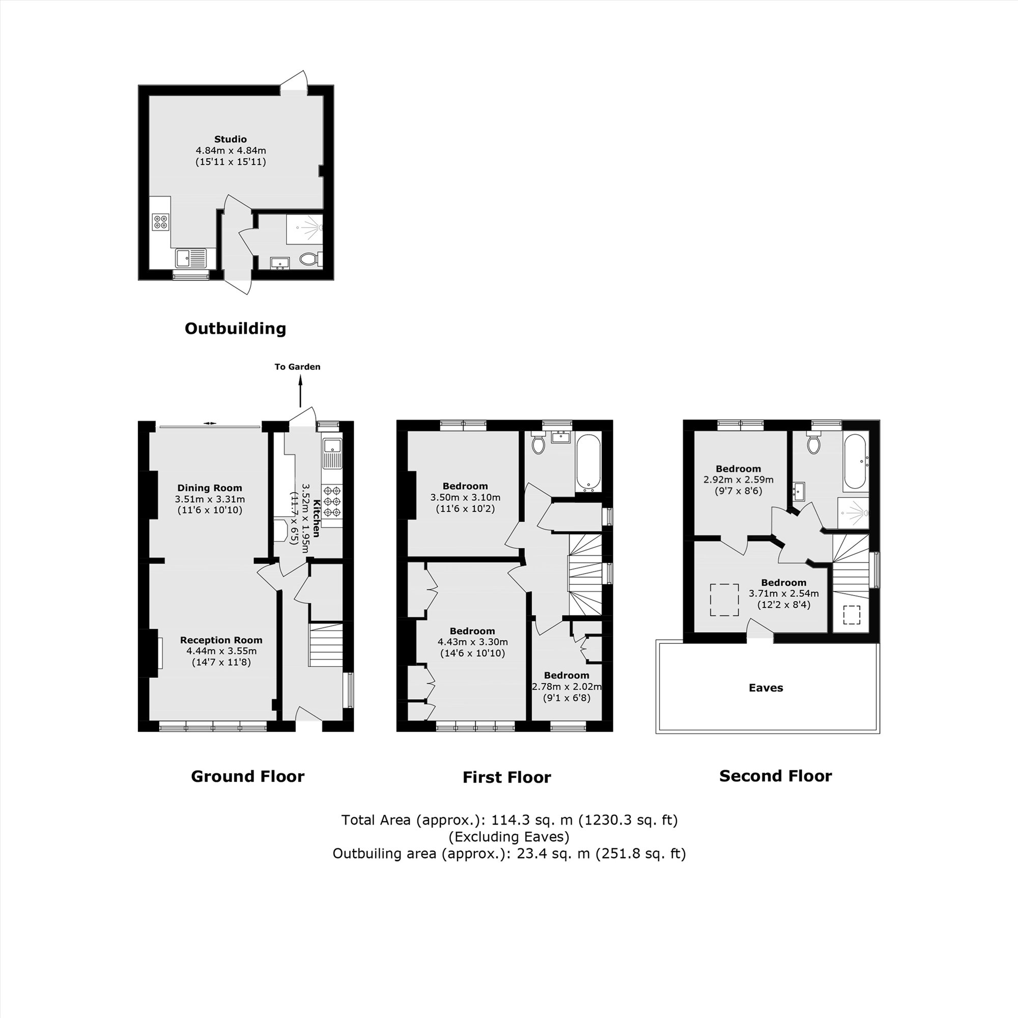 168, Brockley Rise, London floorplan