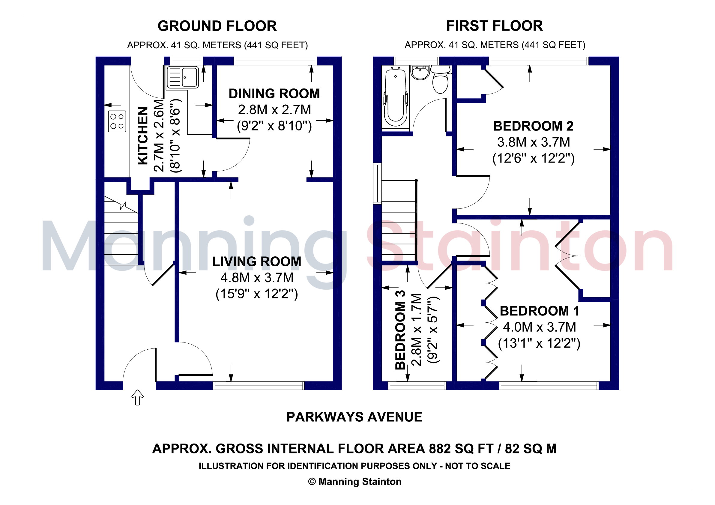 4, Parkways Avenue, Leeds floorplan