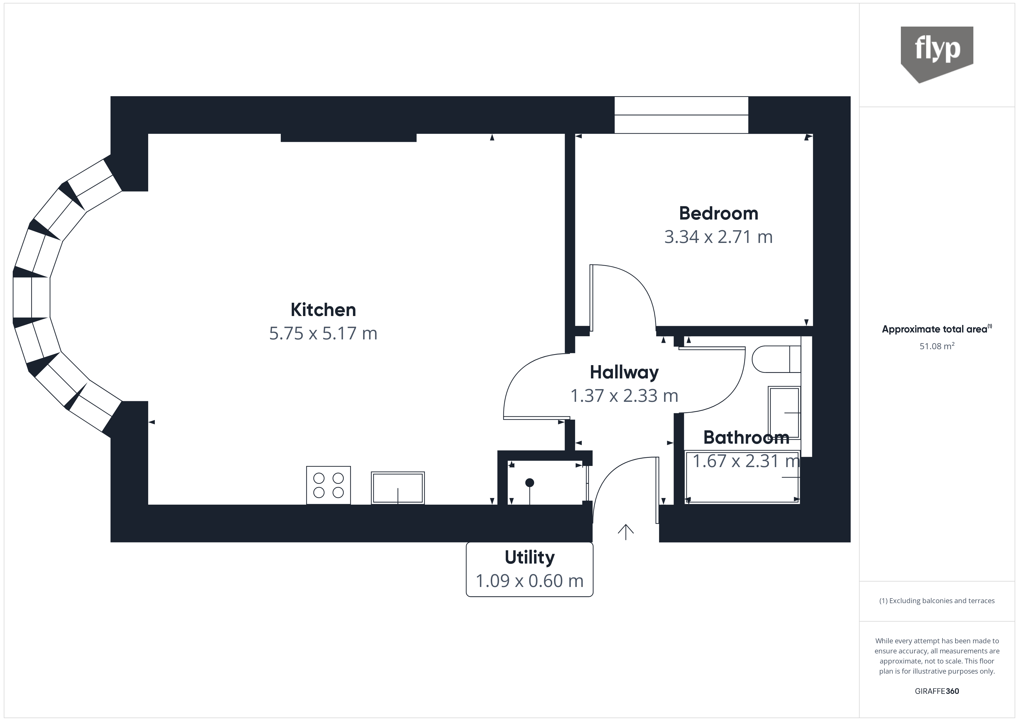 Flat 2 Nova House, Brondesbury Park, London floorplan
