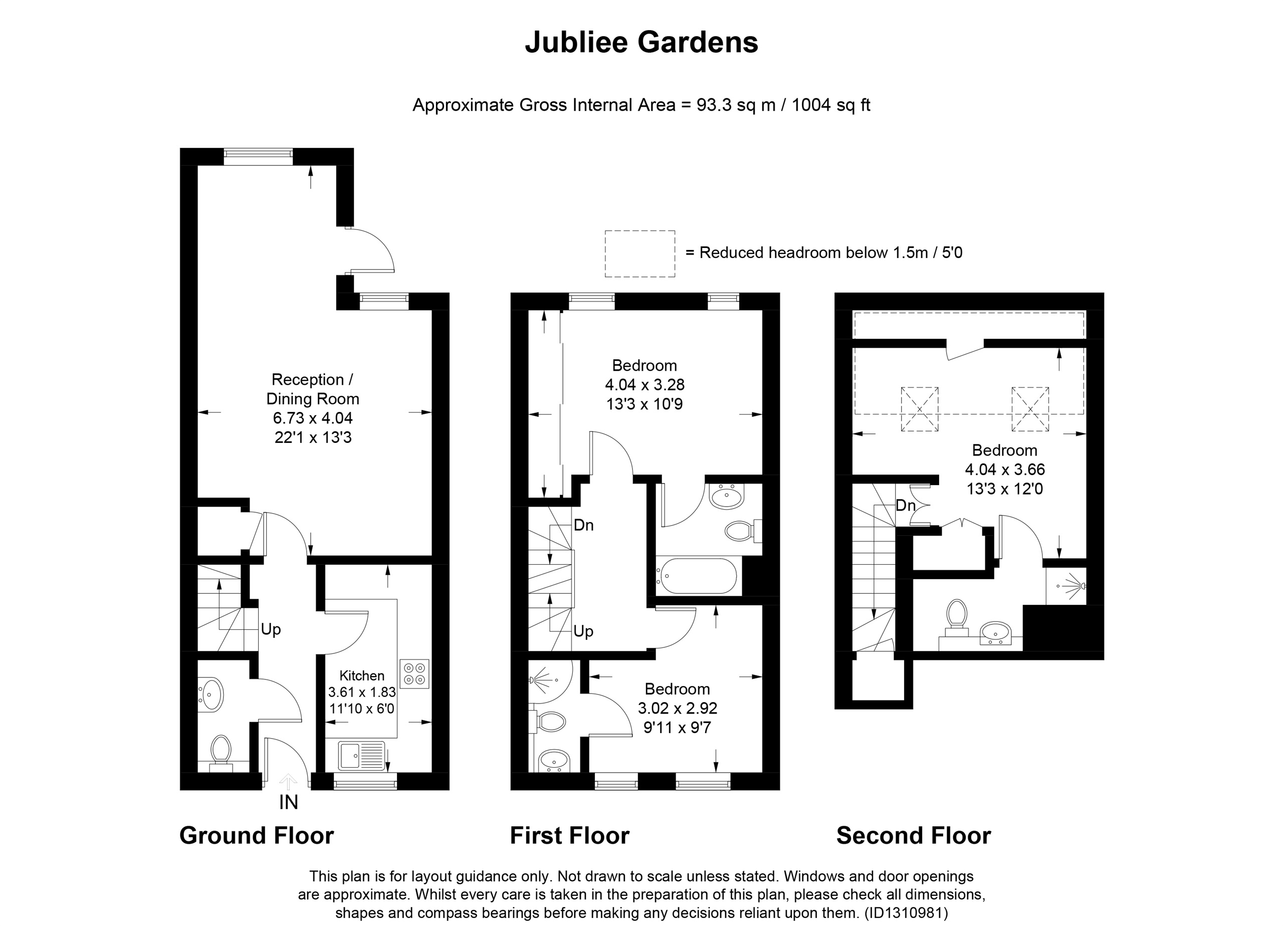 2, Jubilee Gardens, Tring floorplan