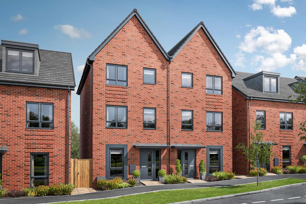 Artist's Impression Of A Typical Altbury Home