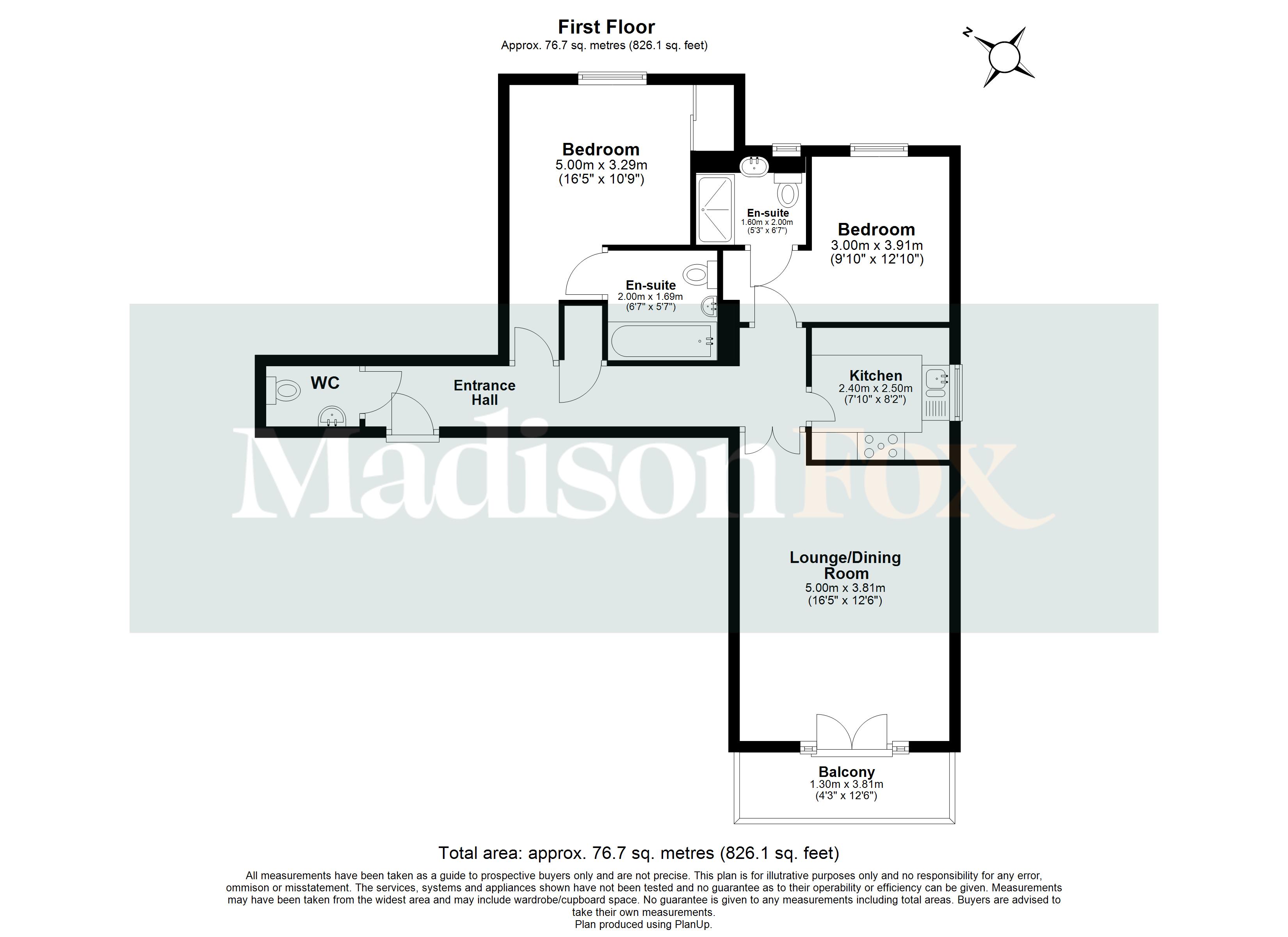 Flat 11, Park Grange, 151, Manor Road, Essex floorplan