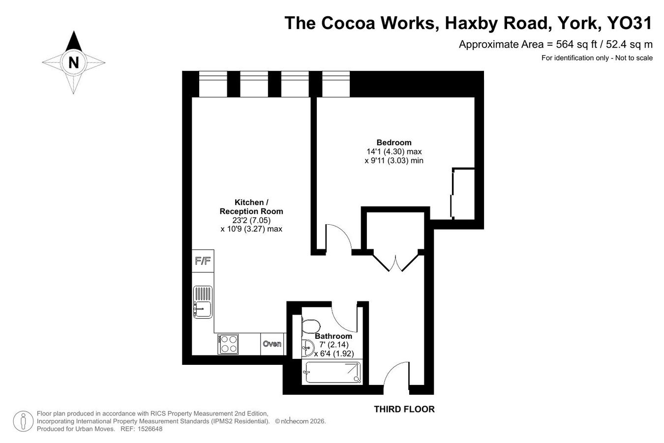 307, Mint, Haxby Road floorplan