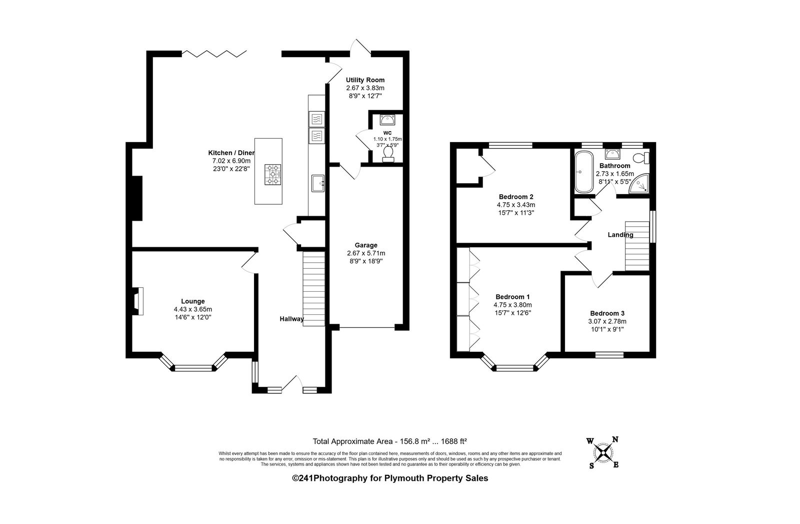 Outland Road, Plymouth, PL2 3DA floorplan