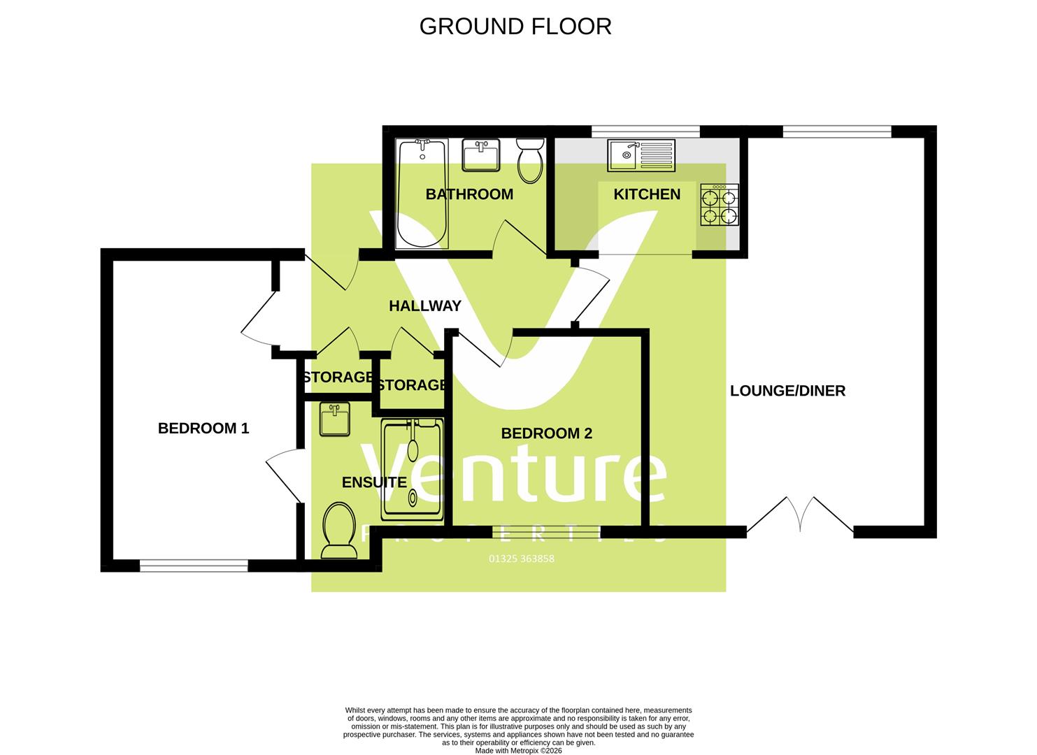 6, Collingsway, Darlington floorplan
