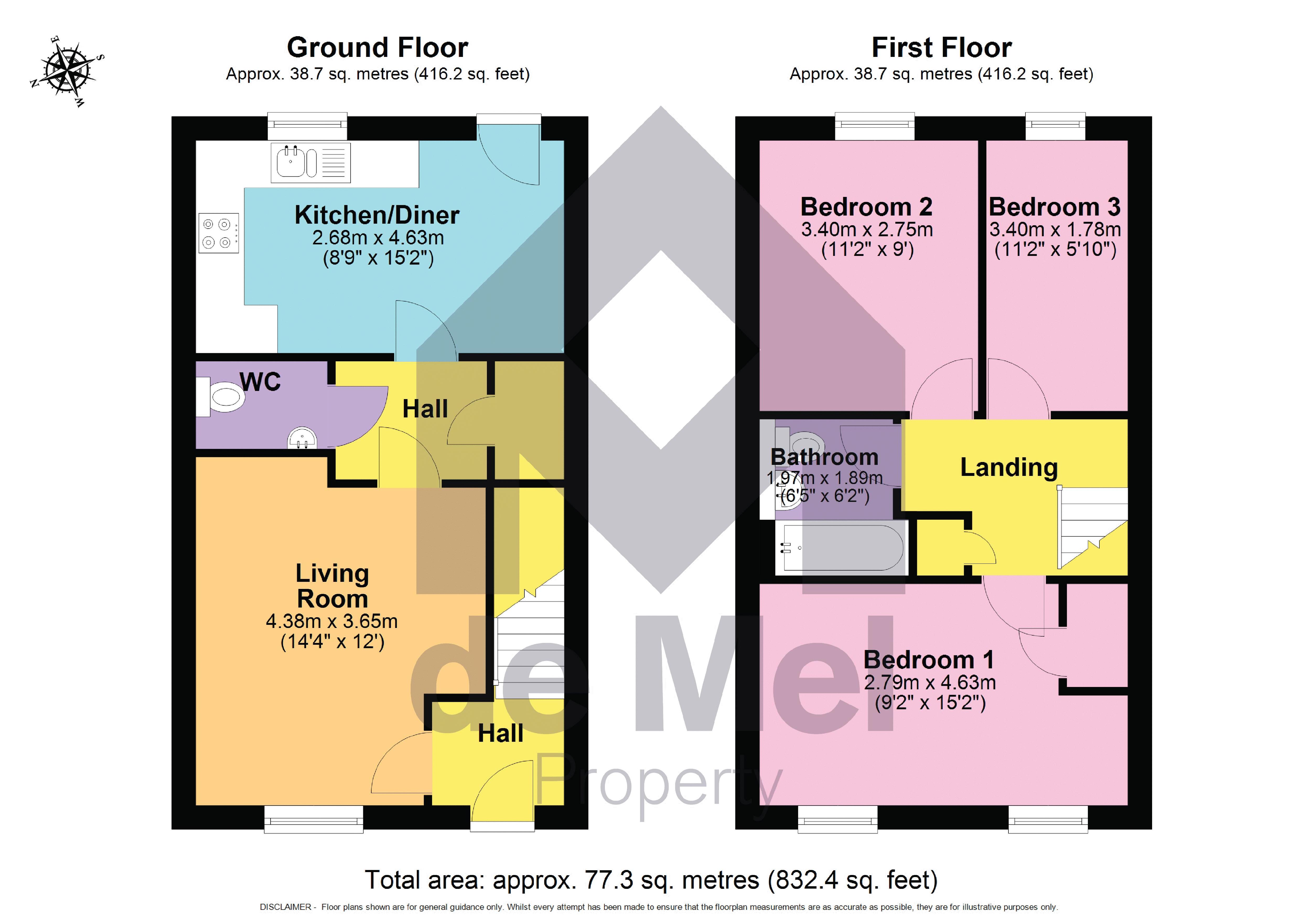 SHARED OWNERSHIP 1, Geston Place, Tewkesbury floorplan