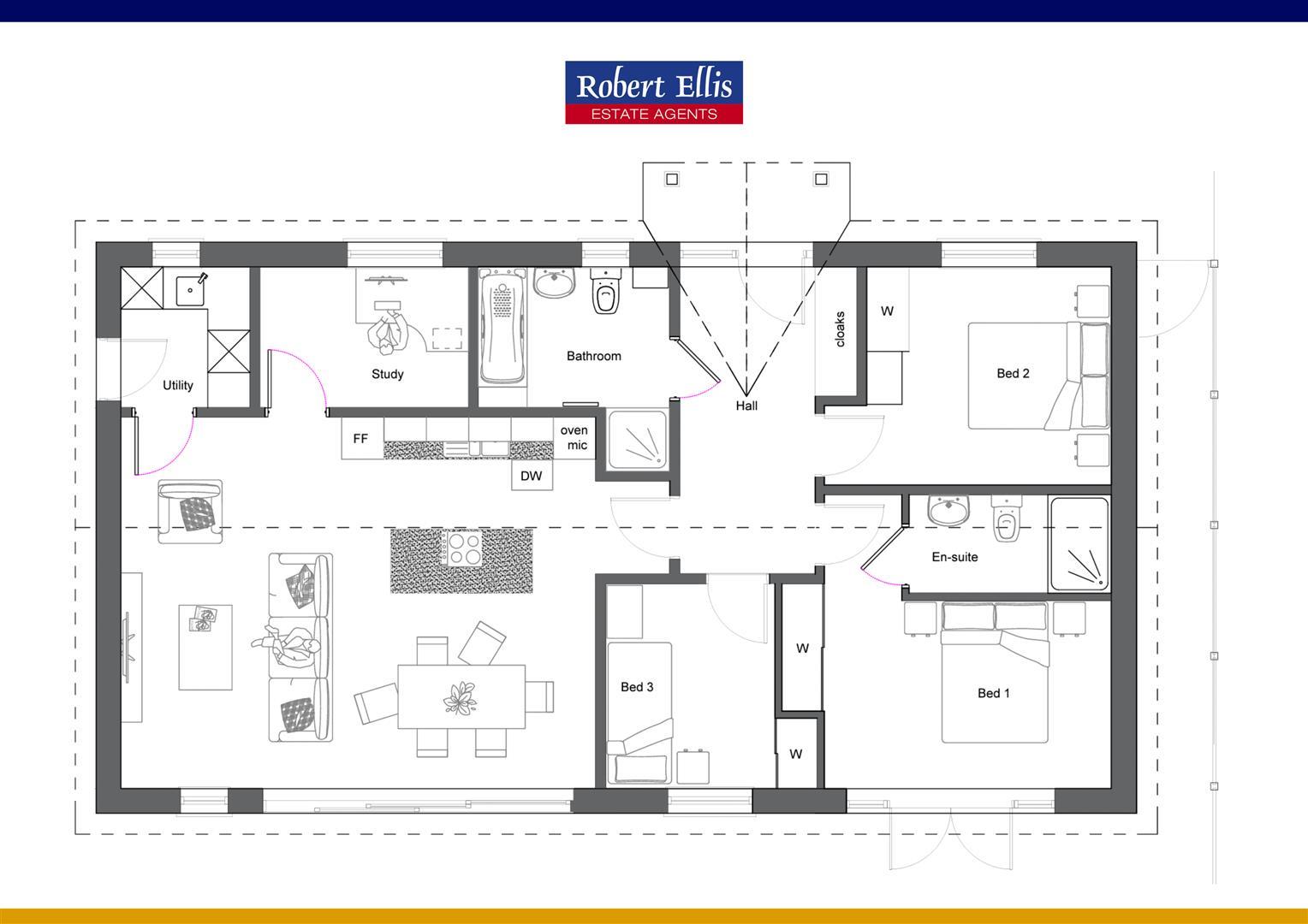 3, Collared Close, Nottingham floorplan