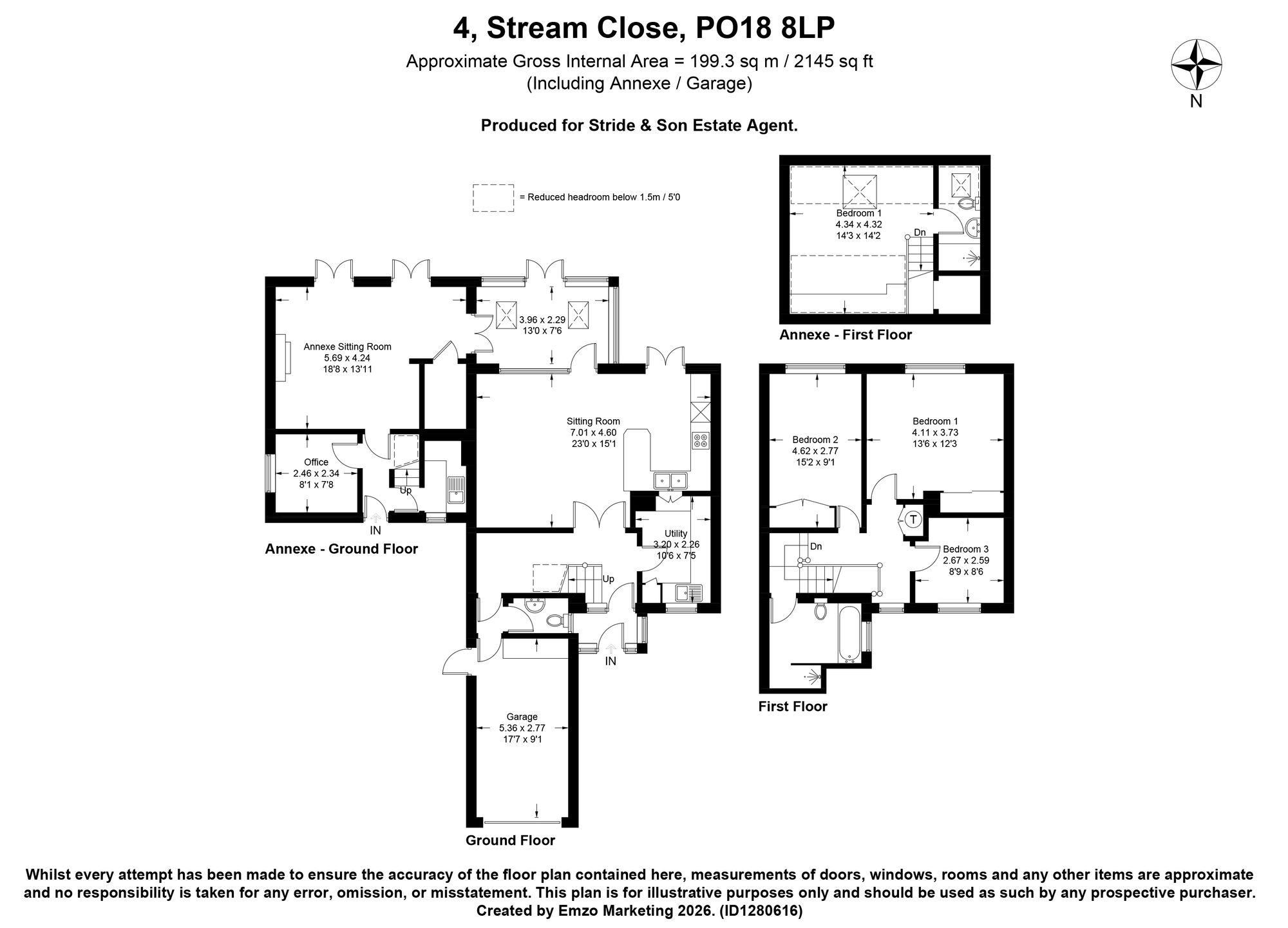 4 Stream Close, Chichester floorplan