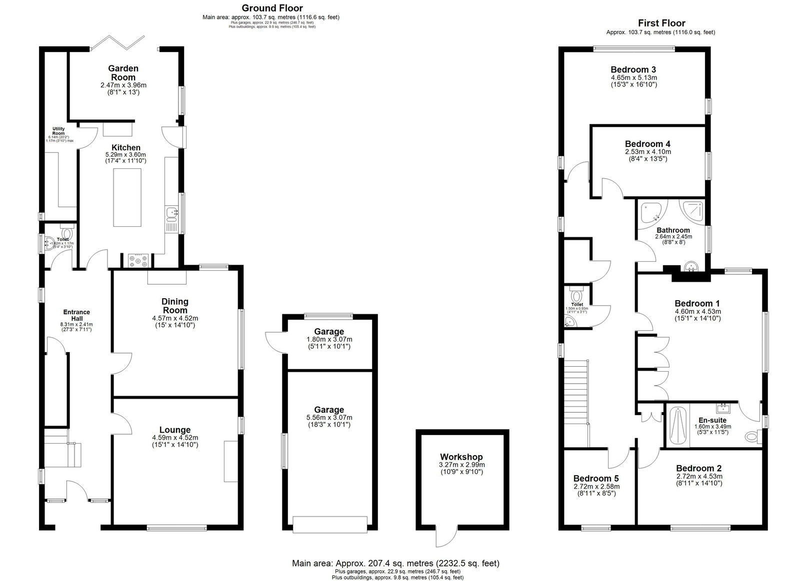 11, Hollow Lane, Huntingdon floorplan