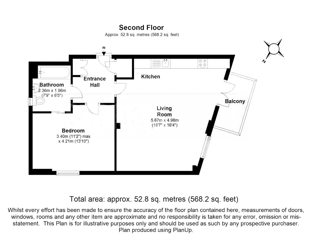 1 Bedrooms Flat to rent in St Augustines Road, Camden, London NW1