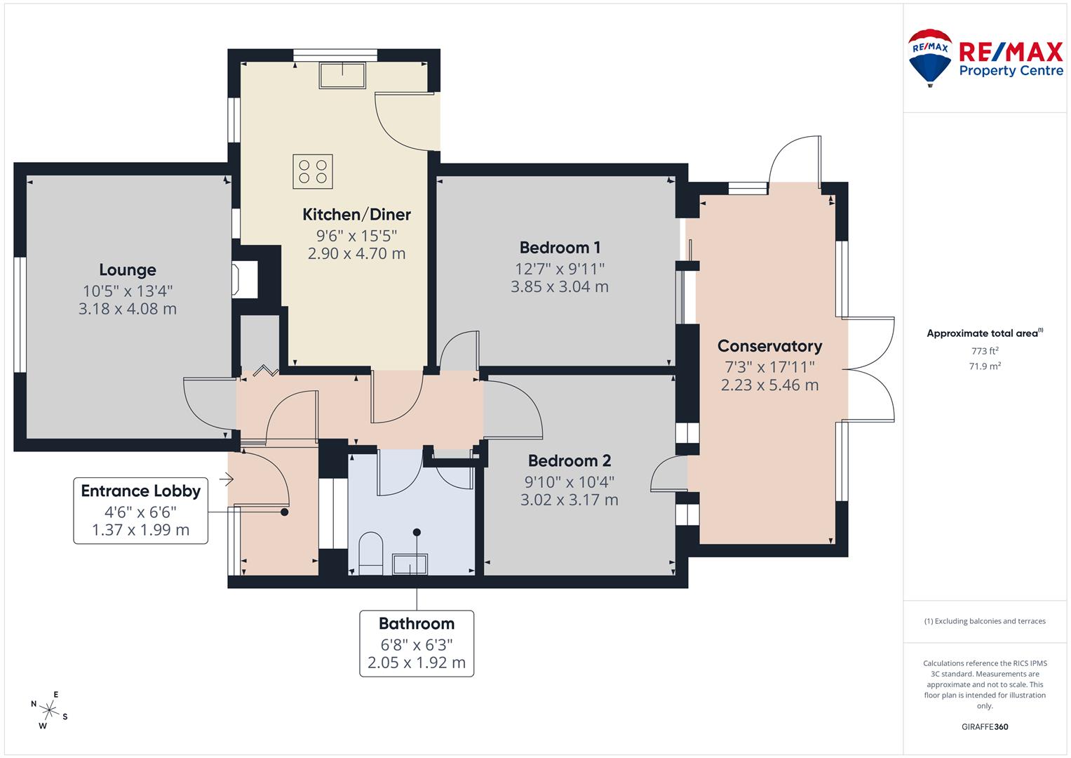 1, Lodge Close, Harwich floorplan